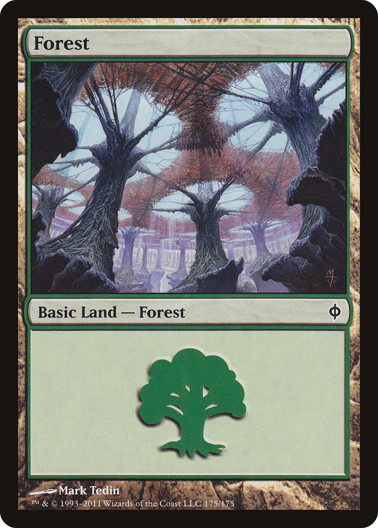 Forest — New Phyrexia — Magic: The Gathering