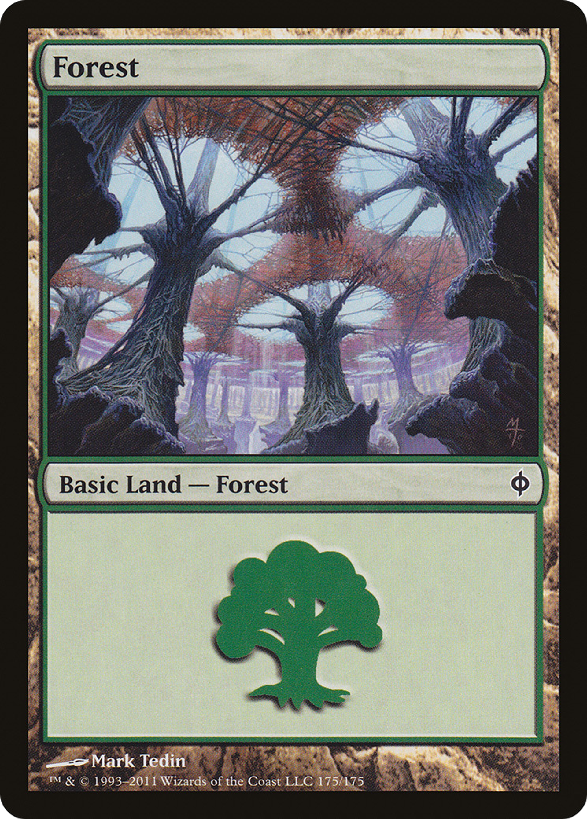 Forest — New Phyrexia — Magic: The Gathering