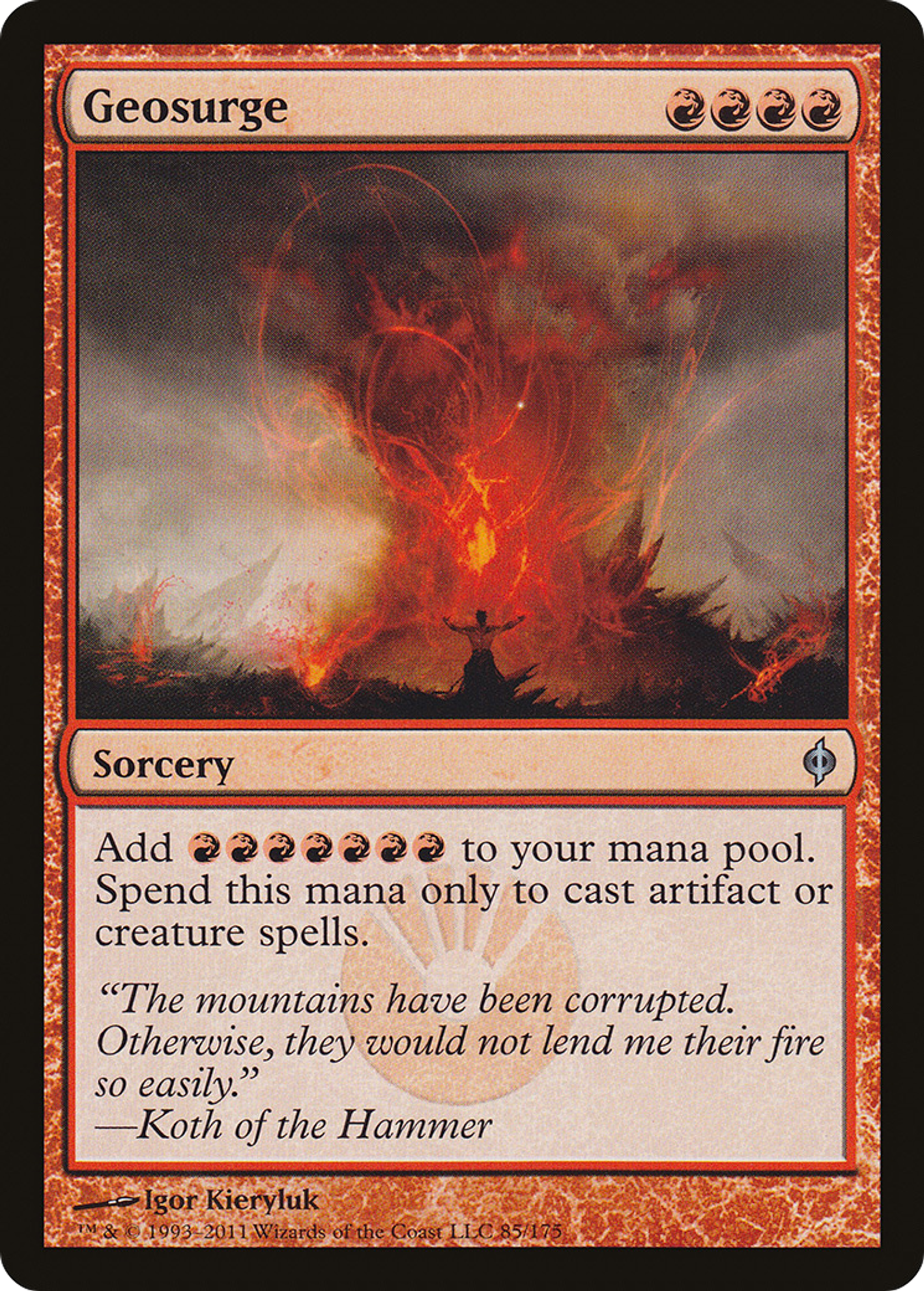 Geosurge — New Phyrexia — Magic: The Gathering