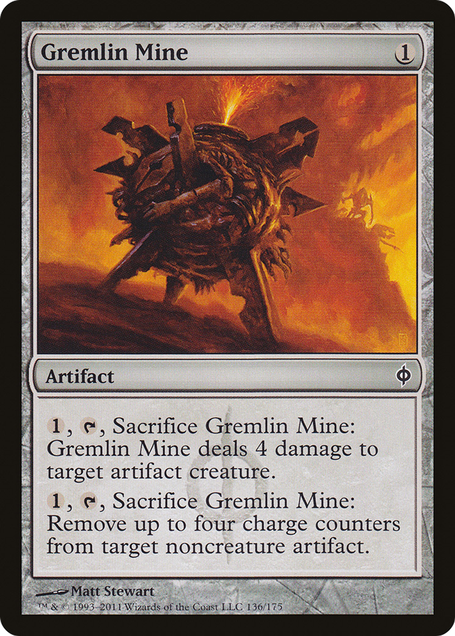Gremlin Mine — New Phyrexia — Magic: The Gathering