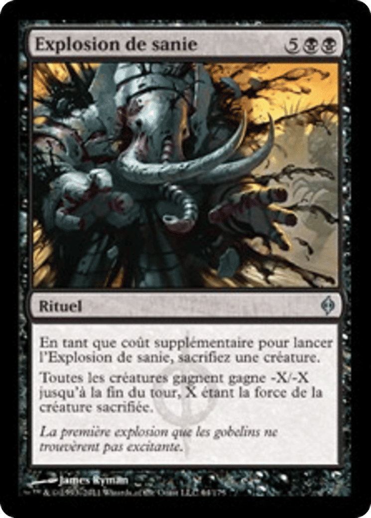 Explosion de sanie — New Phyrexia — Magic: The Gathering