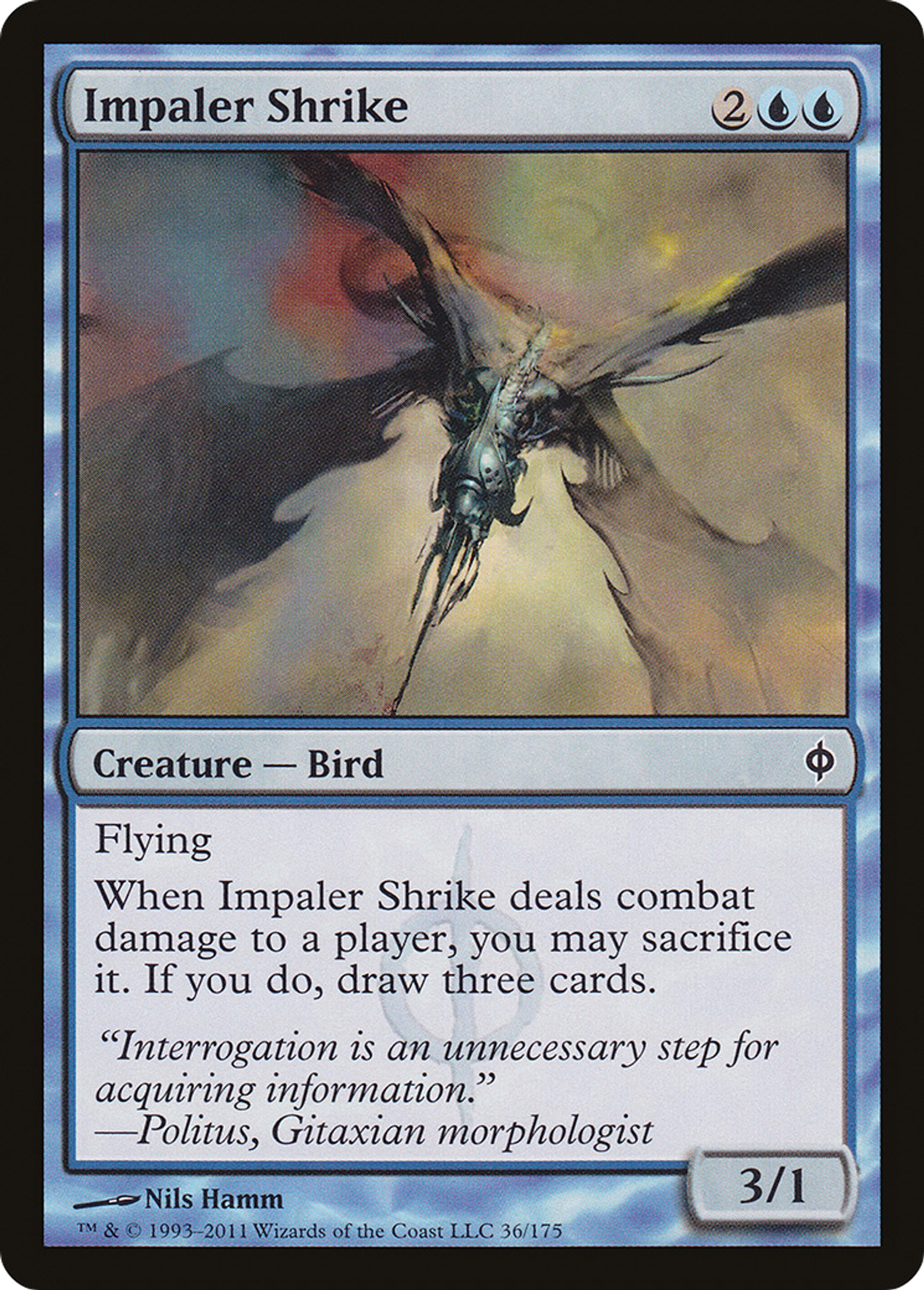 Grièche empaleuse — New Phyrexia — Magic: The Gathering