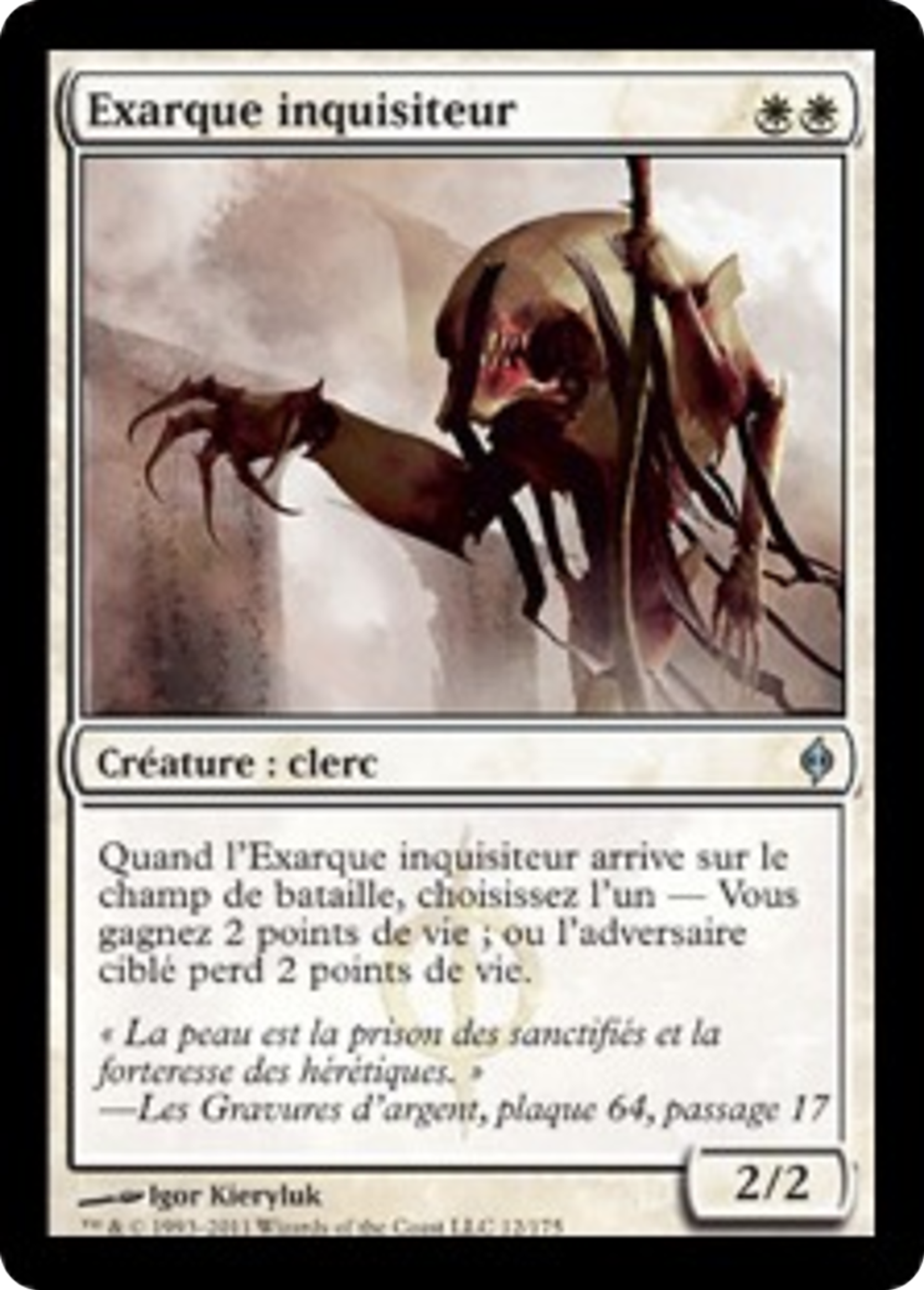 Exarque inquisiteur — New Phyrexia — Magic: The Gathering