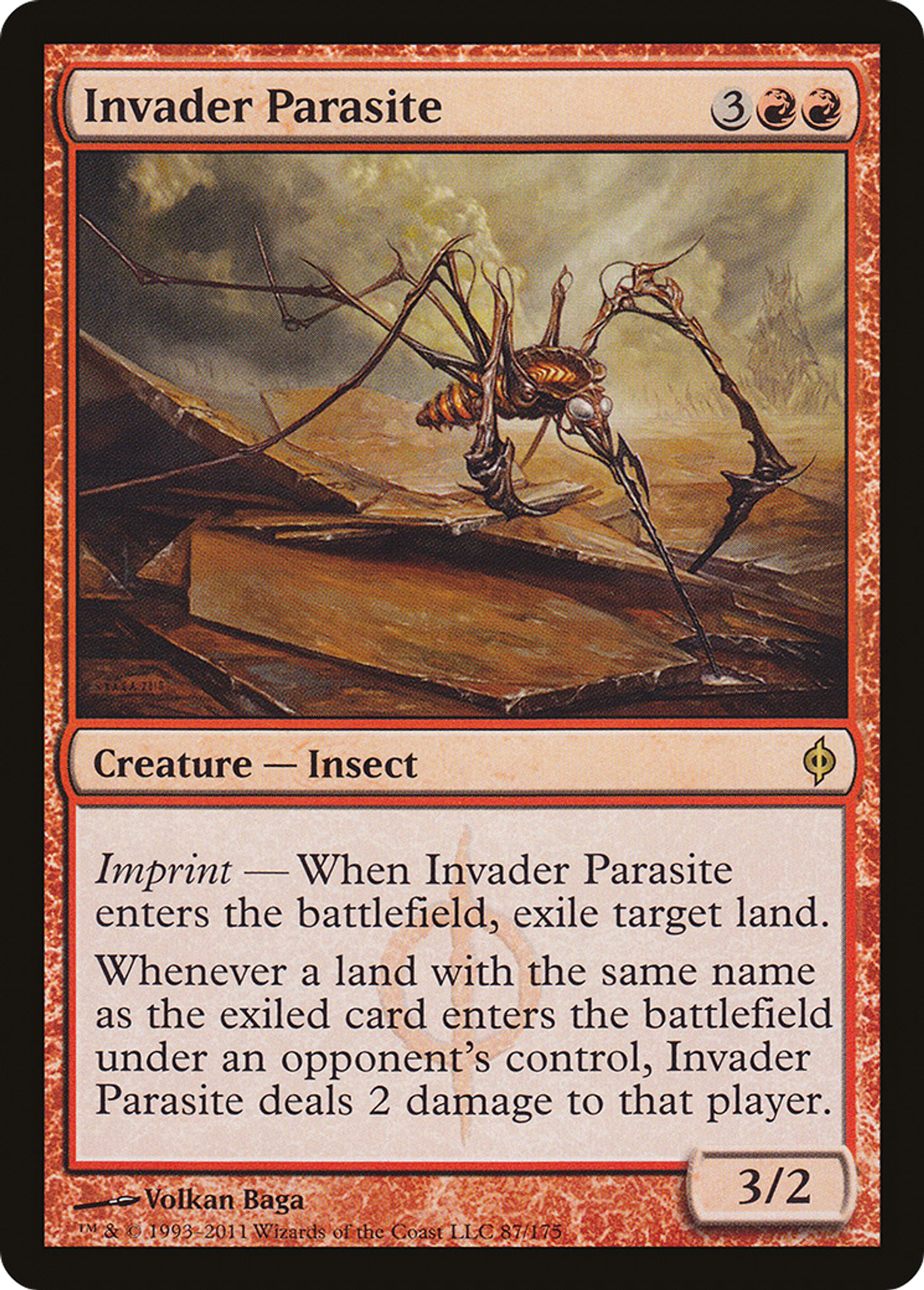 Invader Parasite — New Phyrexia — Magic: The Gathering