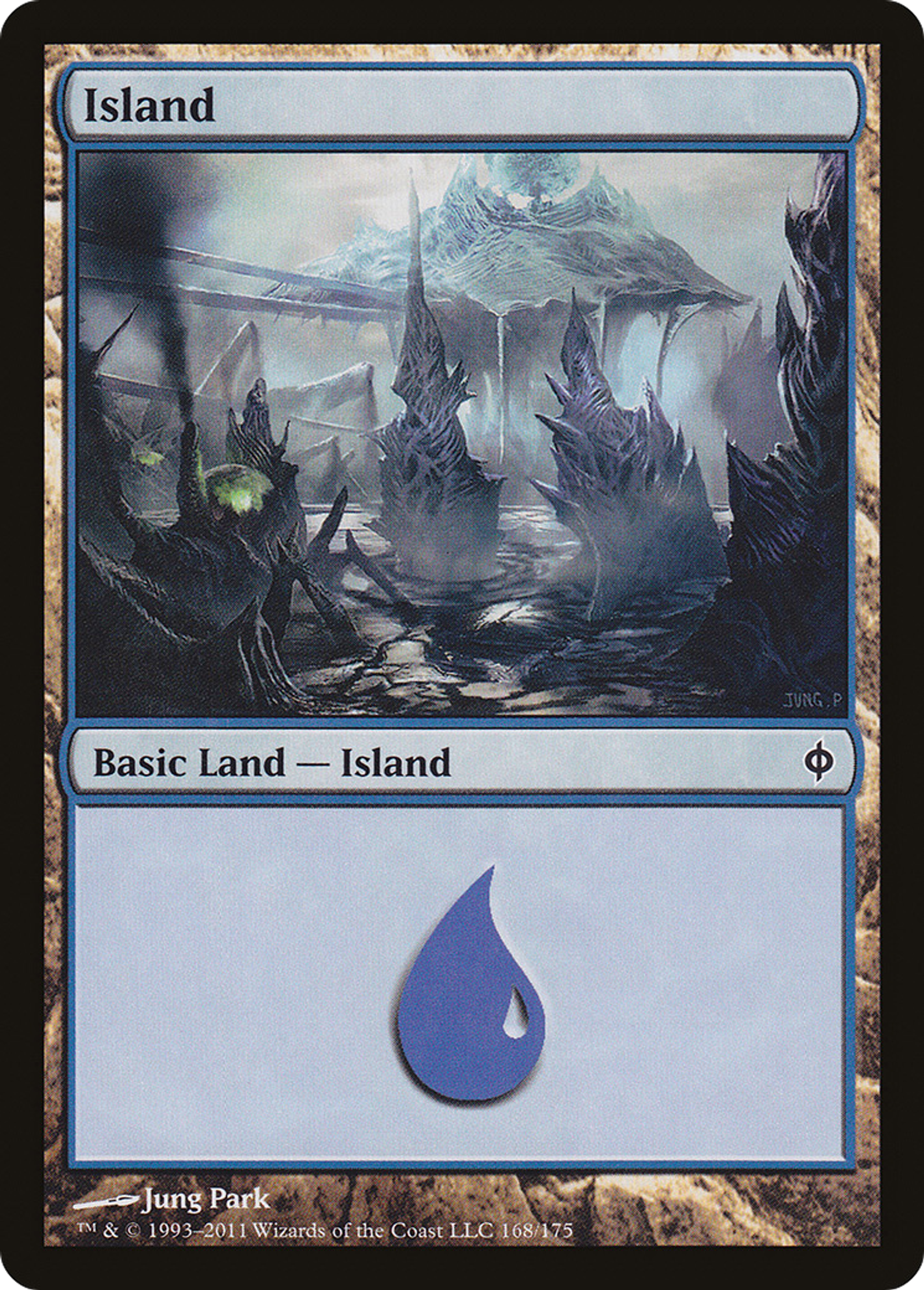 Island — New Phyrexia — Magic: The Gathering