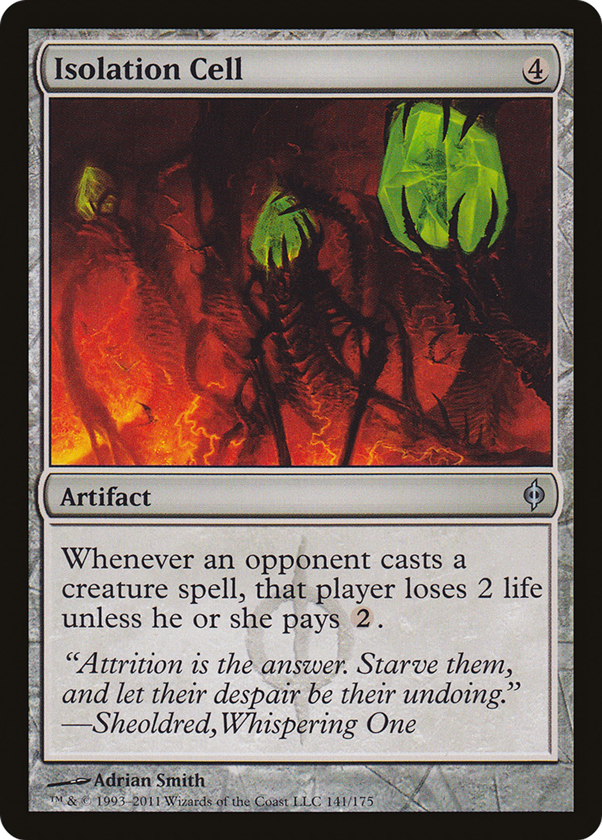 Isolation Cell — New Phyrexia — Magic: The Gathering