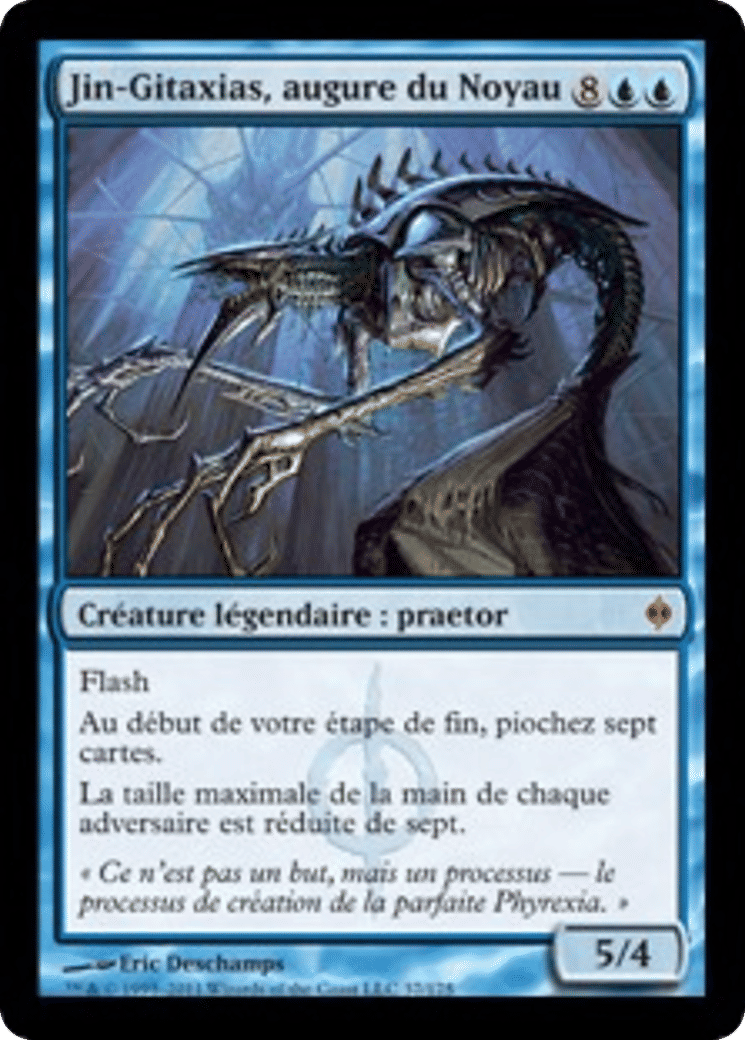 Jin-Gitaxias, augure du Noyau — New Phyrexia — Magic: The Gathering