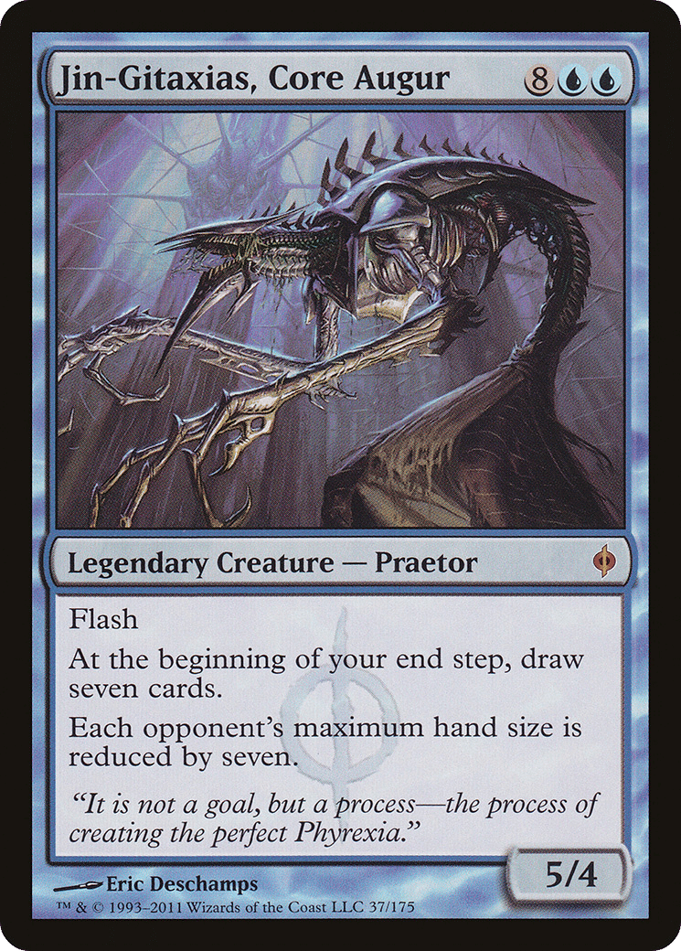 Jin-Gitaxias, Core Augur — New Phyrexia — Magic: The Gathering