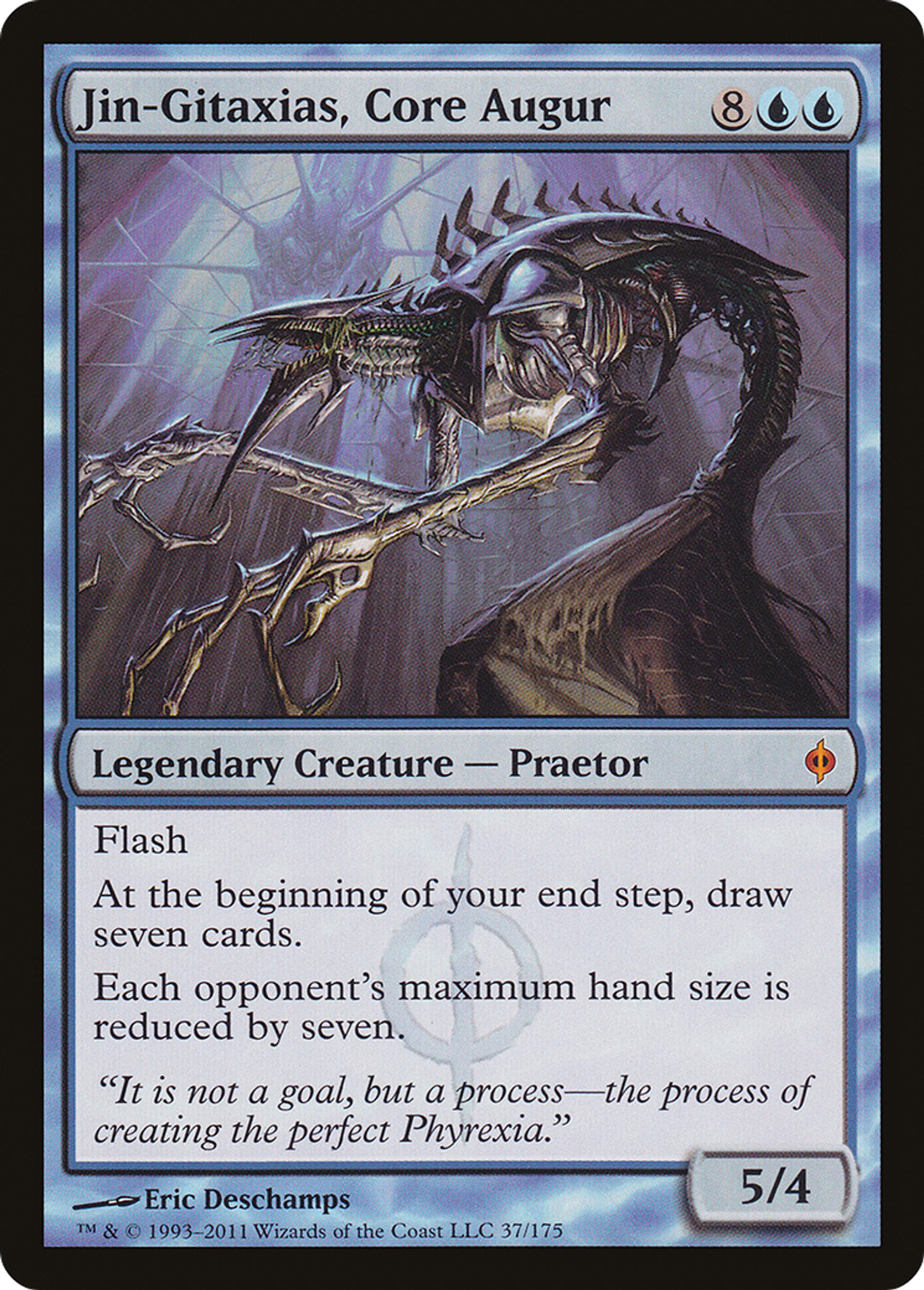 Jin-Gitaxias, augure du Noyau — New Phyrexia — Magic: The Gathering