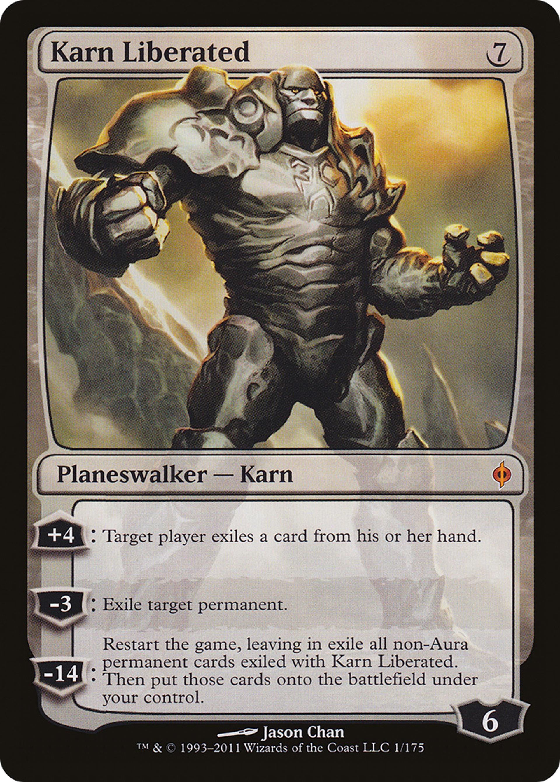 Karn Liberated — New Phyrexia — Magic: The Gathering