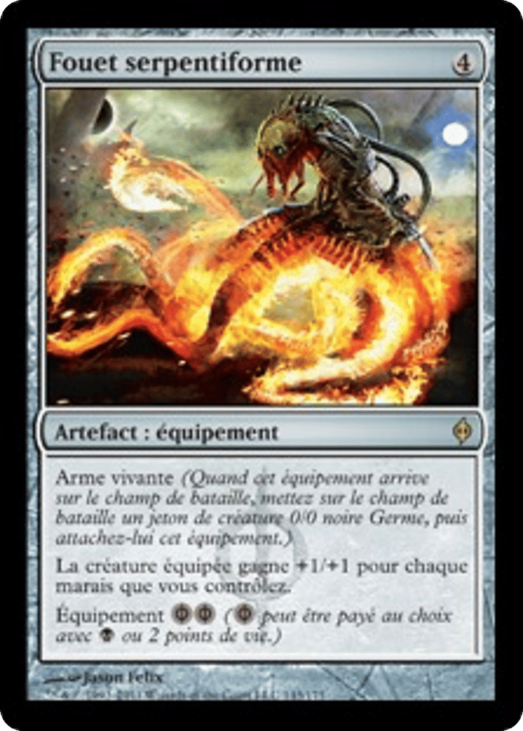 Fouet serpentiforme — New Phyrexia — Magic: The Gathering