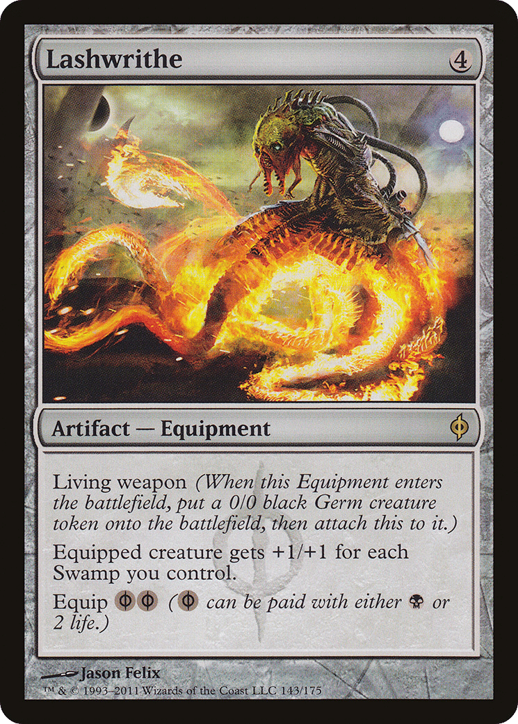 Lashwrithe — New Phyrexia — Magic: The Gathering