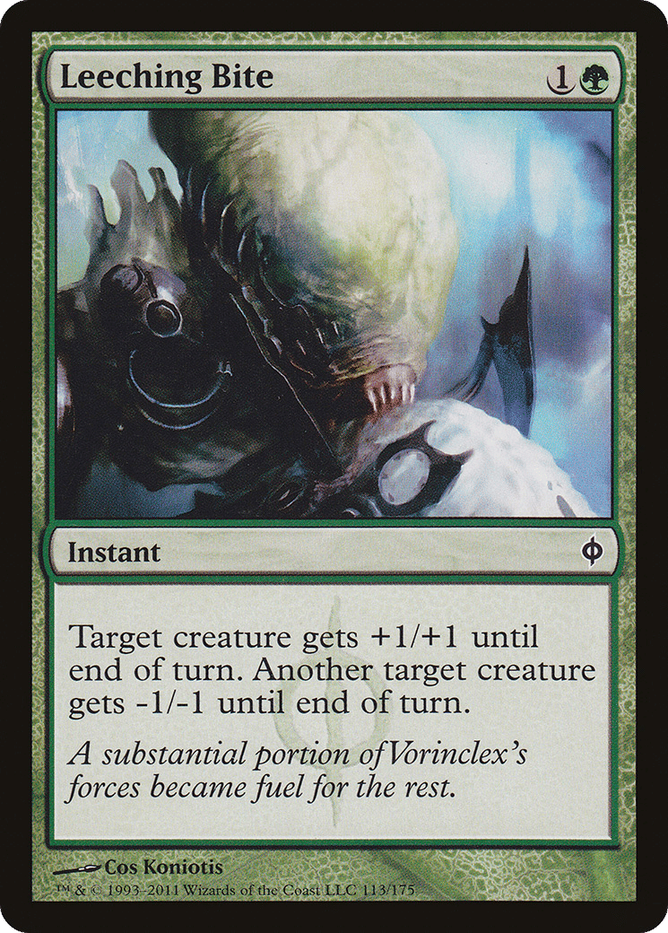 Leeching Bite — New Phyrexia — Magic: The Gathering