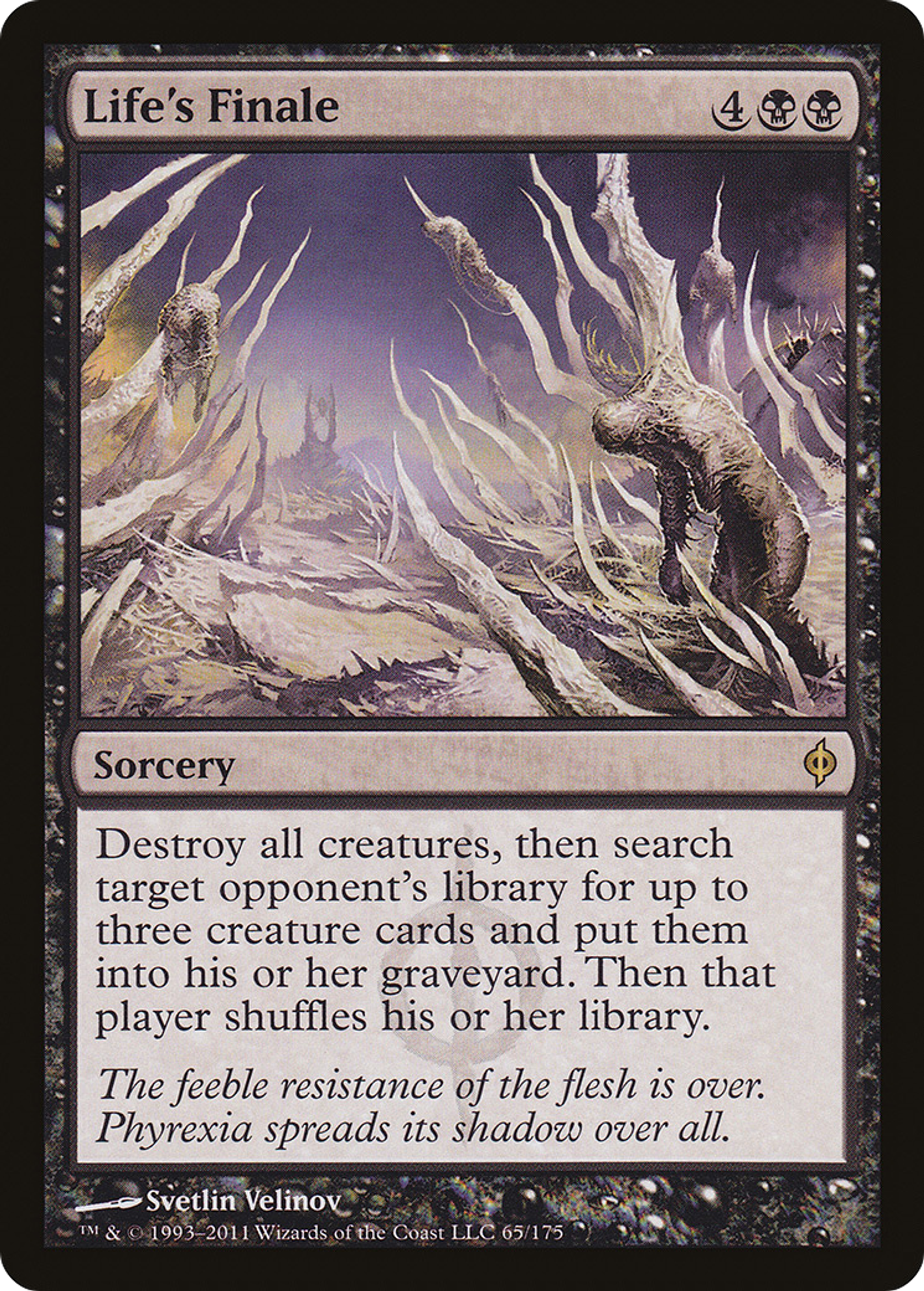 Life's Finale — New Phyrexia — Magic: The Gathering