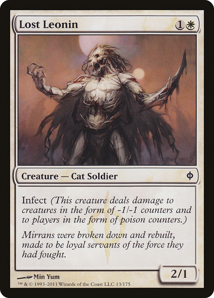 Lost Leonin — New Phyrexia — Magic: The Gathering