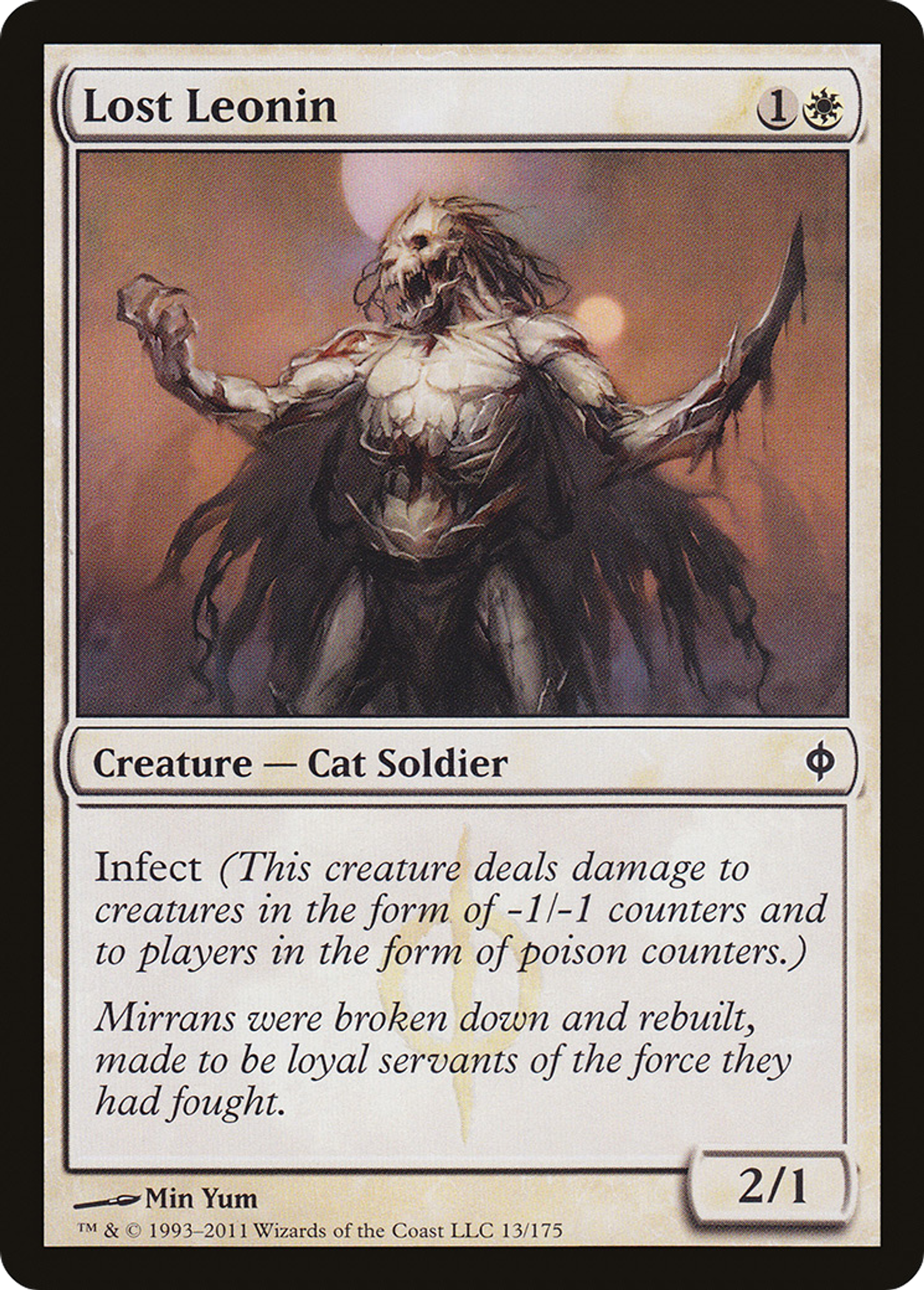 Lost Leonin — New Phyrexia — Magic: The Gathering