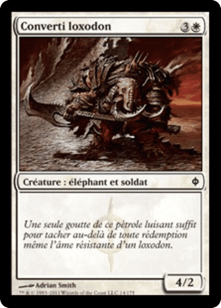 Converti loxodon — New Phyrexia — Magic: The Gathering