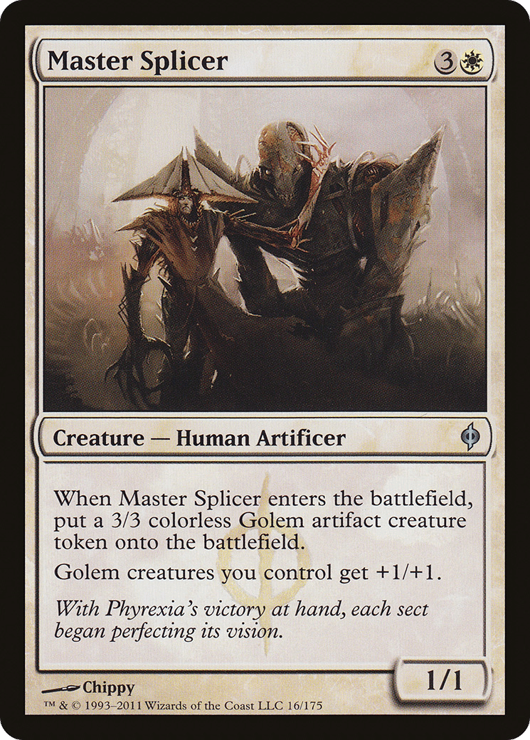 Master Splicer — New Phyrexia — Magic: The Gathering