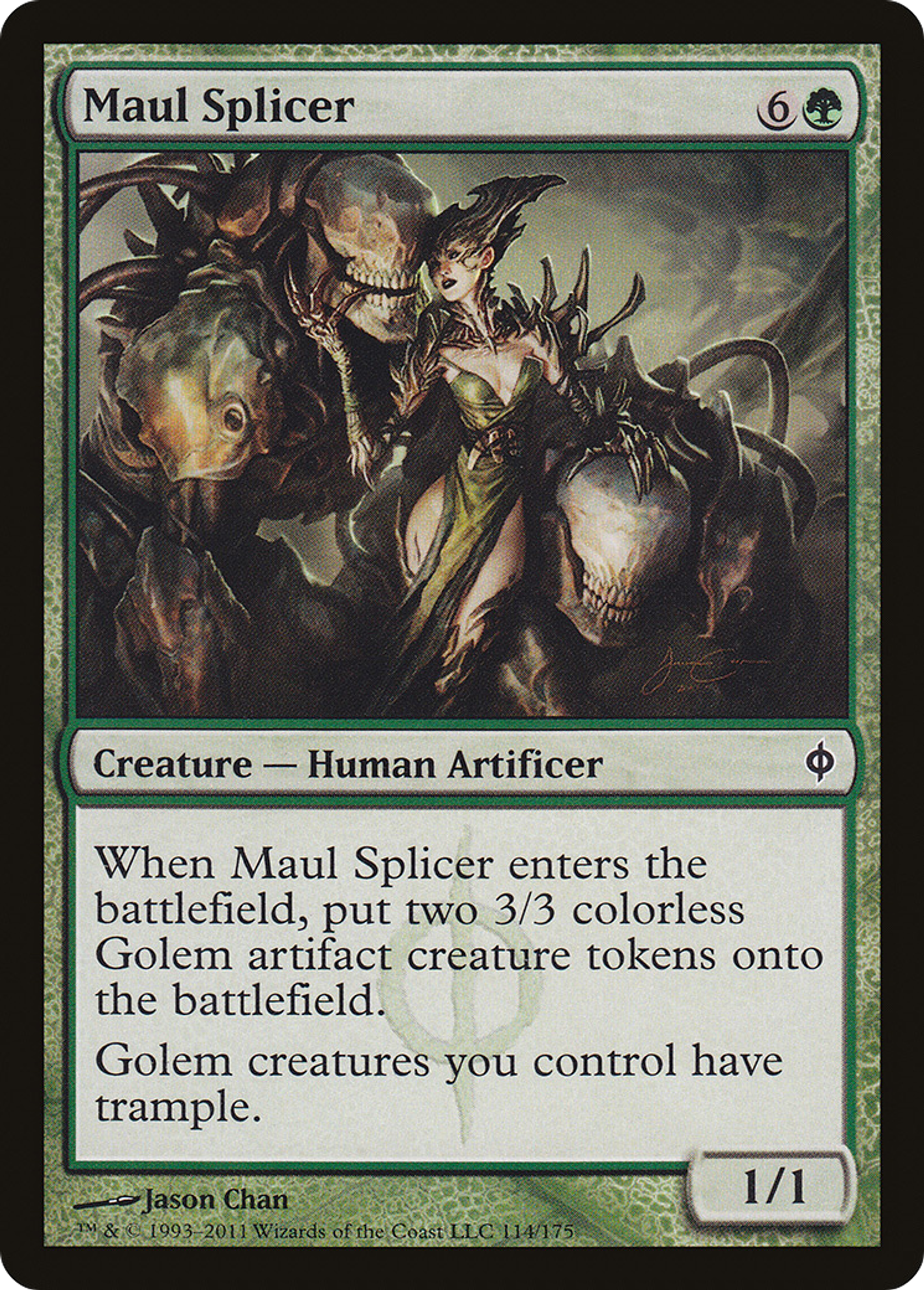 Maul Splicer — New Phyrexia — Magic: The Gathering