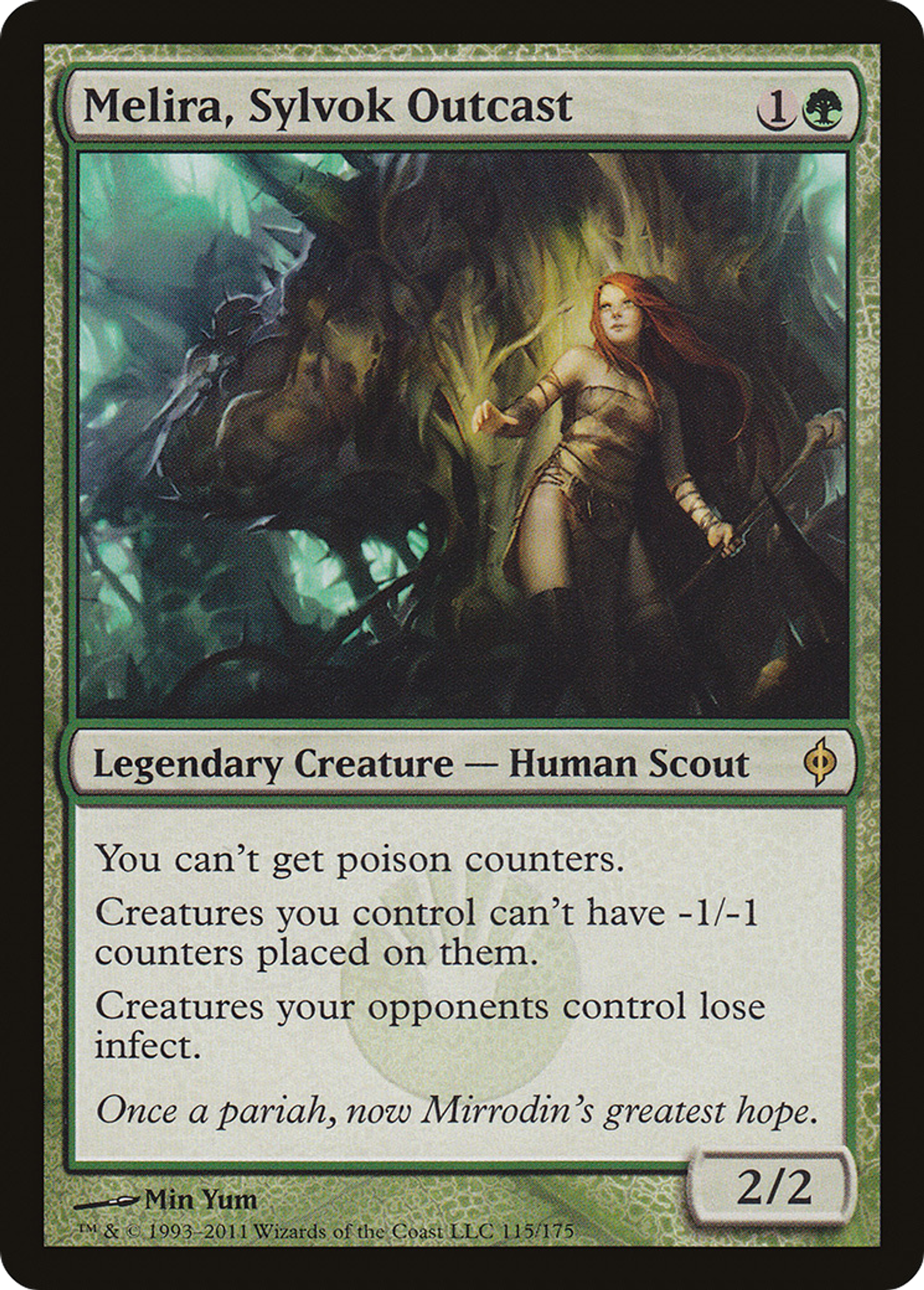 Melira, Sylvok Outcast — New Phyrexia — Magic: The Gathering