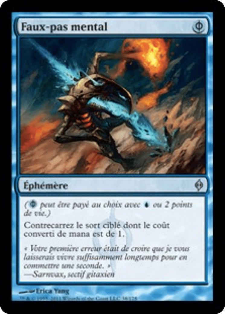 Faux-pas mental — New Phyrexia — Magic: The Gathering