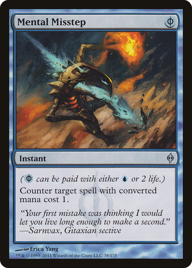 Mental Misstep — New Phyrexia — Magic: The Gathering