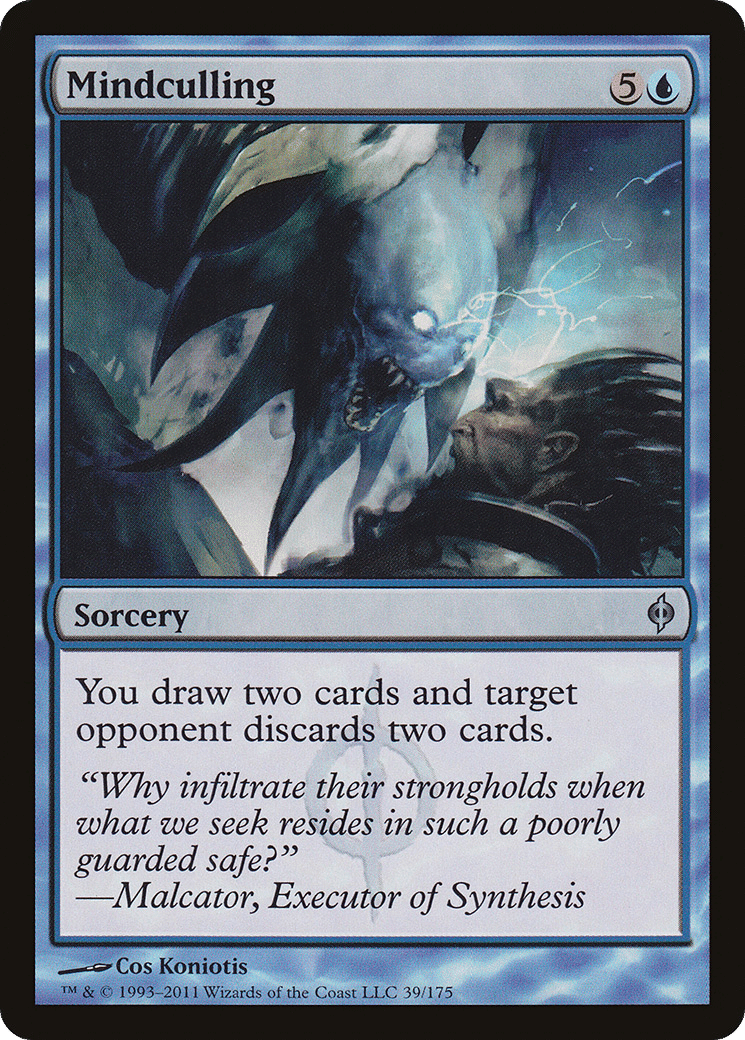 Mindculling — New Phyrexia — Magic: The Gathering