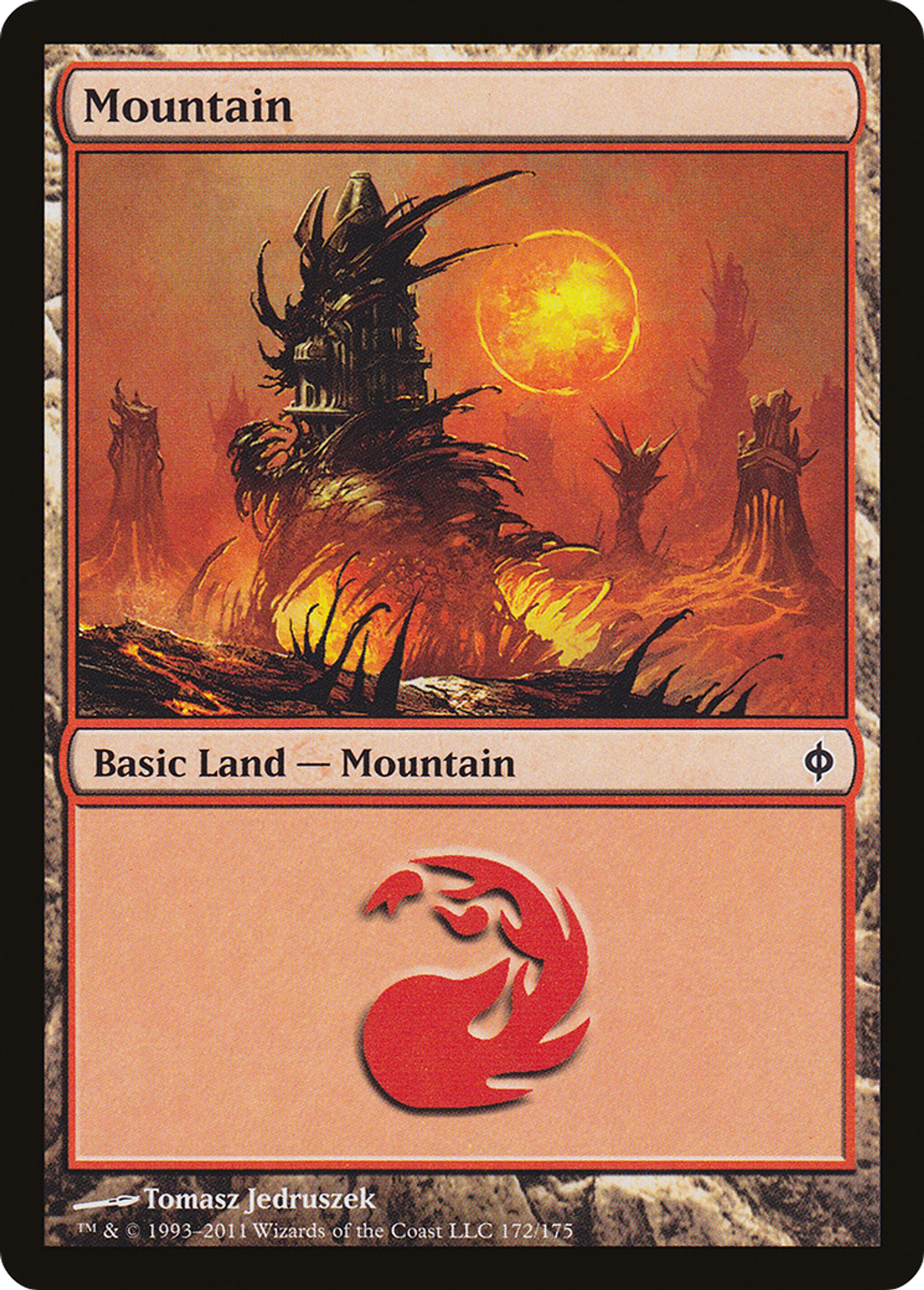 Mountain — New Phyrexia — Magic: The Gathering