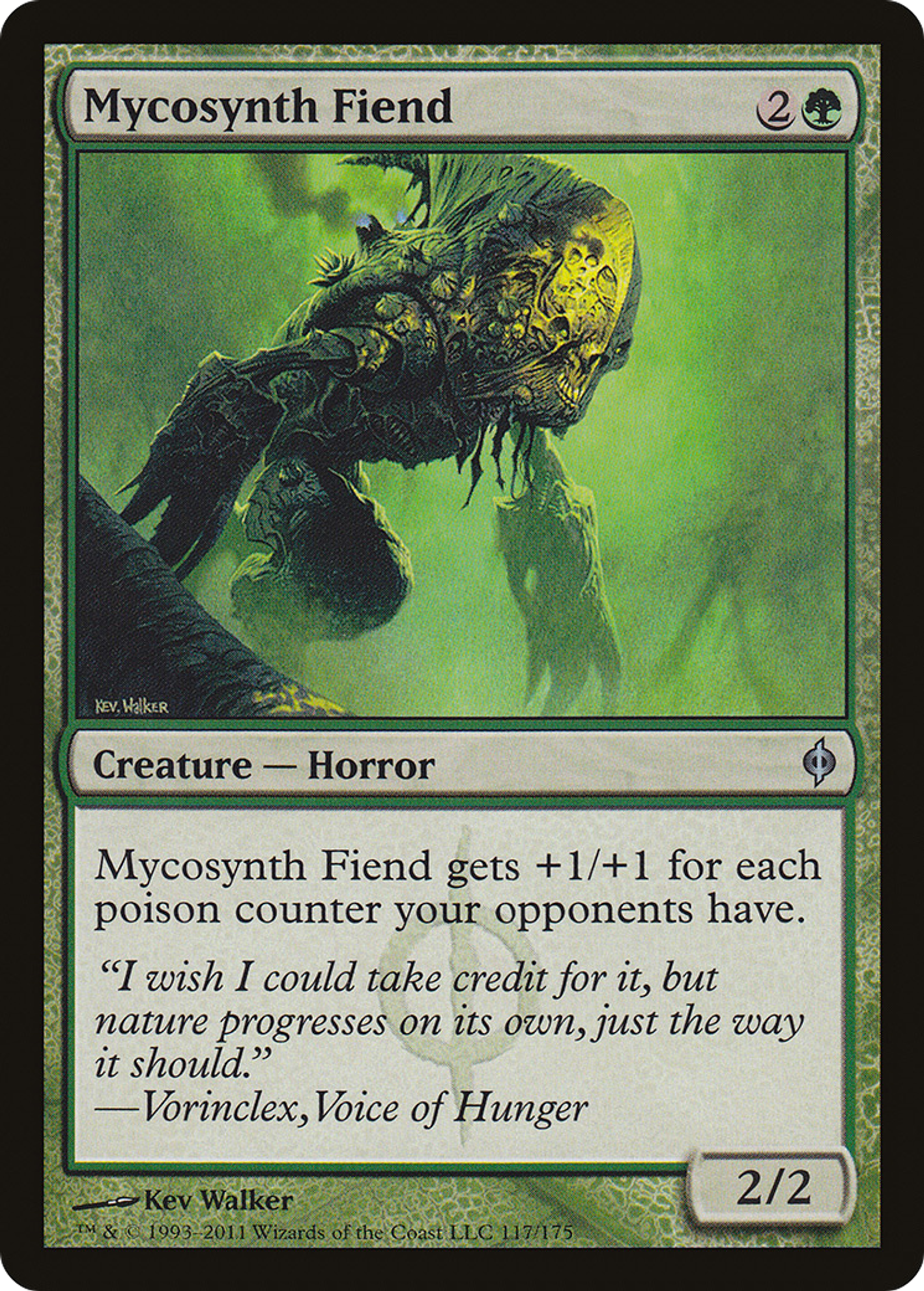 Mycosynth Fiend — New Phyrexia — Magic: The Gathering