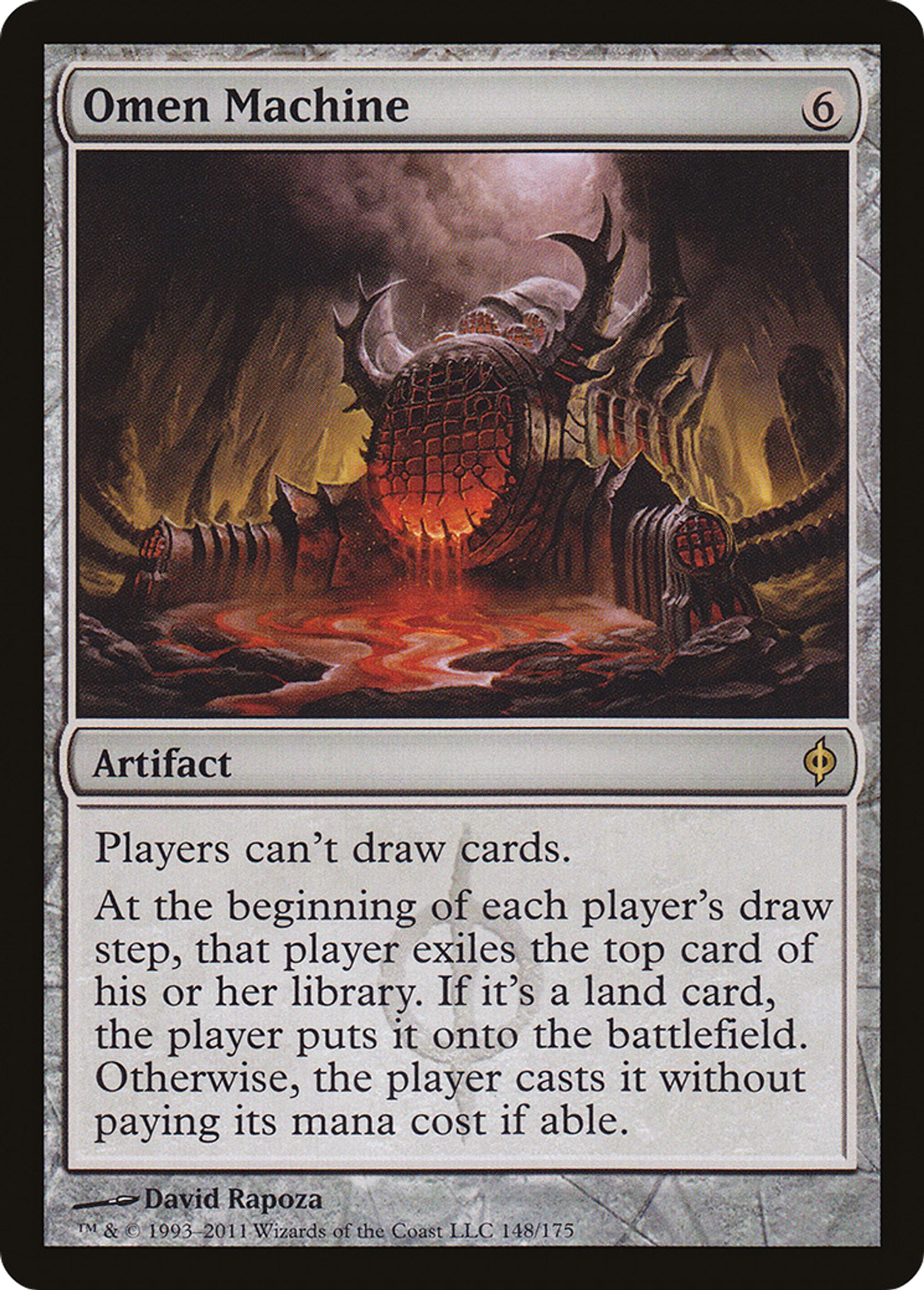 Omen Machine — New Phyrexia — Magic: The Gathering