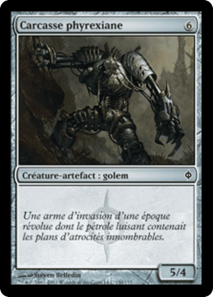 Carcasse phyrexiane — New Phyrexia — Magic: The Gathering