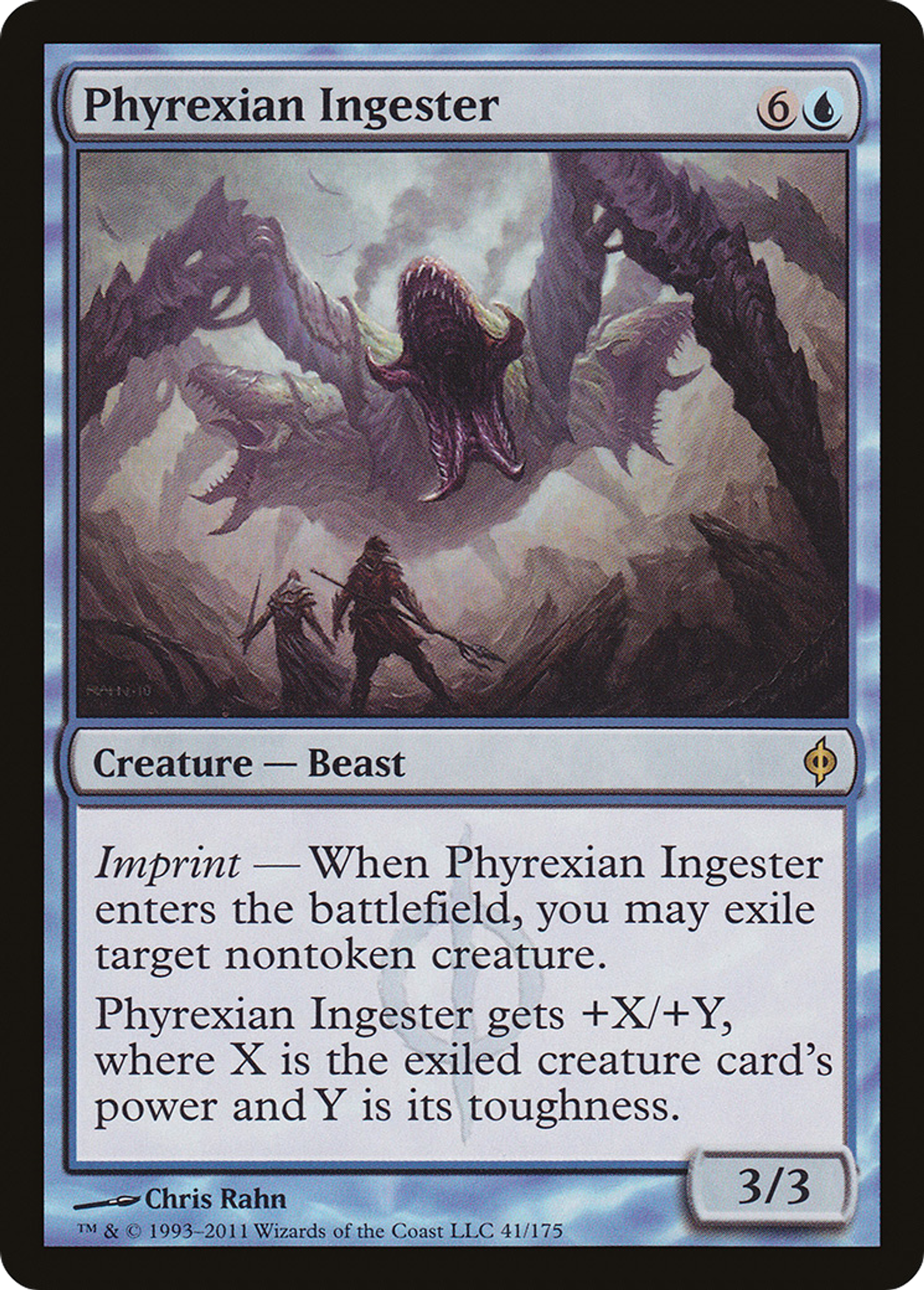 Ingurgitateur phyrexian — New Phyrexia — Magic: The Gathering