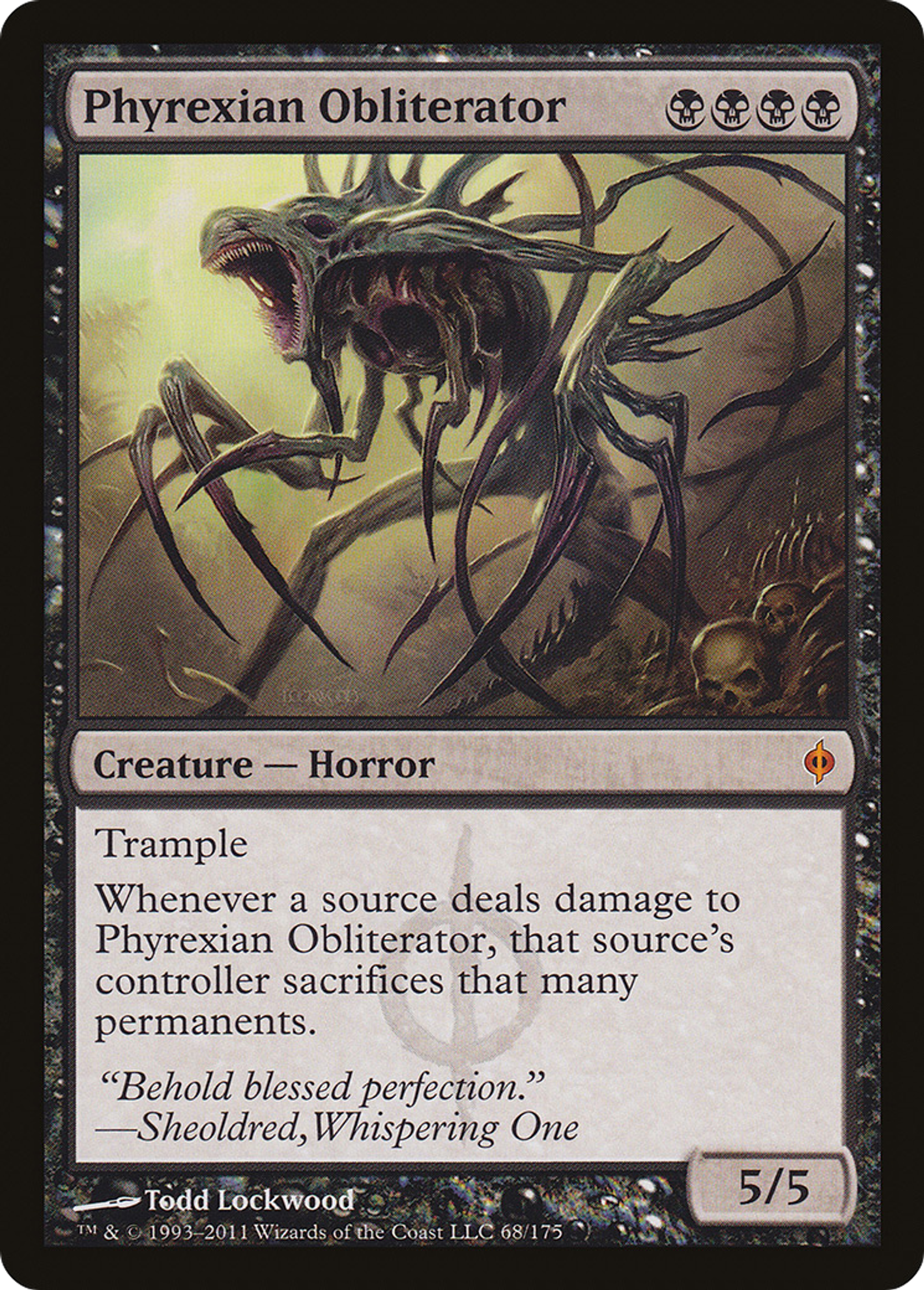 Oblitérateur phyrexian — New Phyrexia — Magic: The Gathering