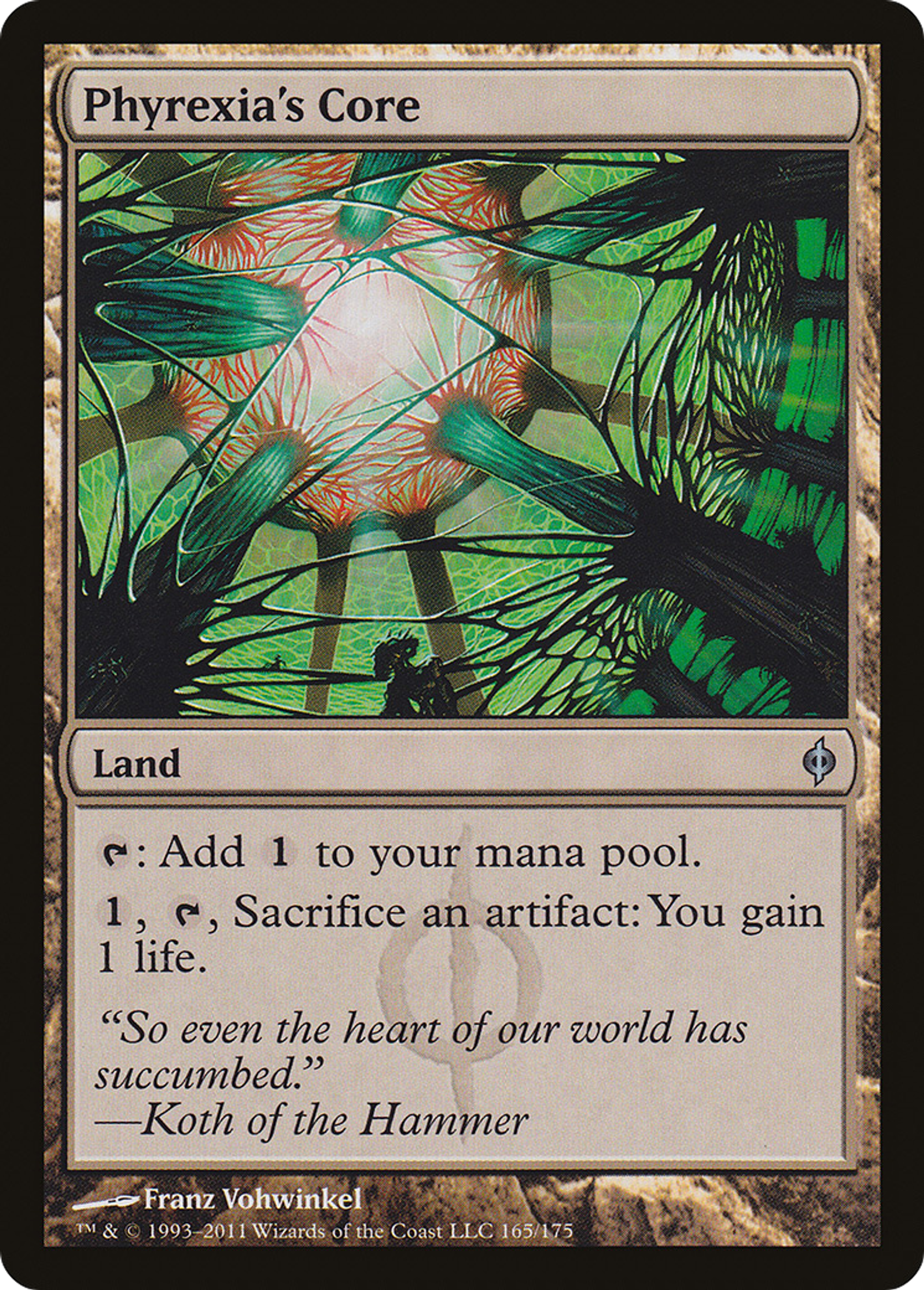 Phyrexia's Core — New Phyrexia — Magic: The Gathering