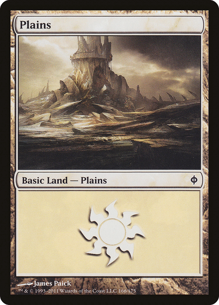 Plains — New Phyrexia — Magic: The Gathering