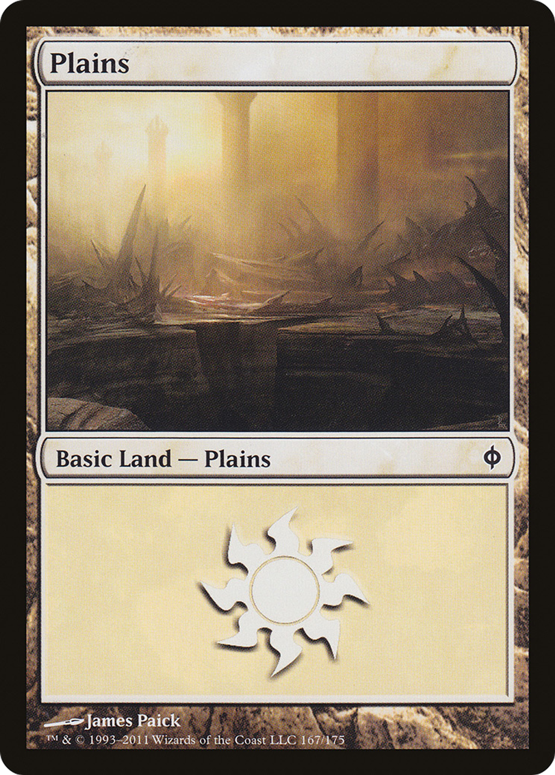 Plains — New Phyrexia — Magic: The Gathering