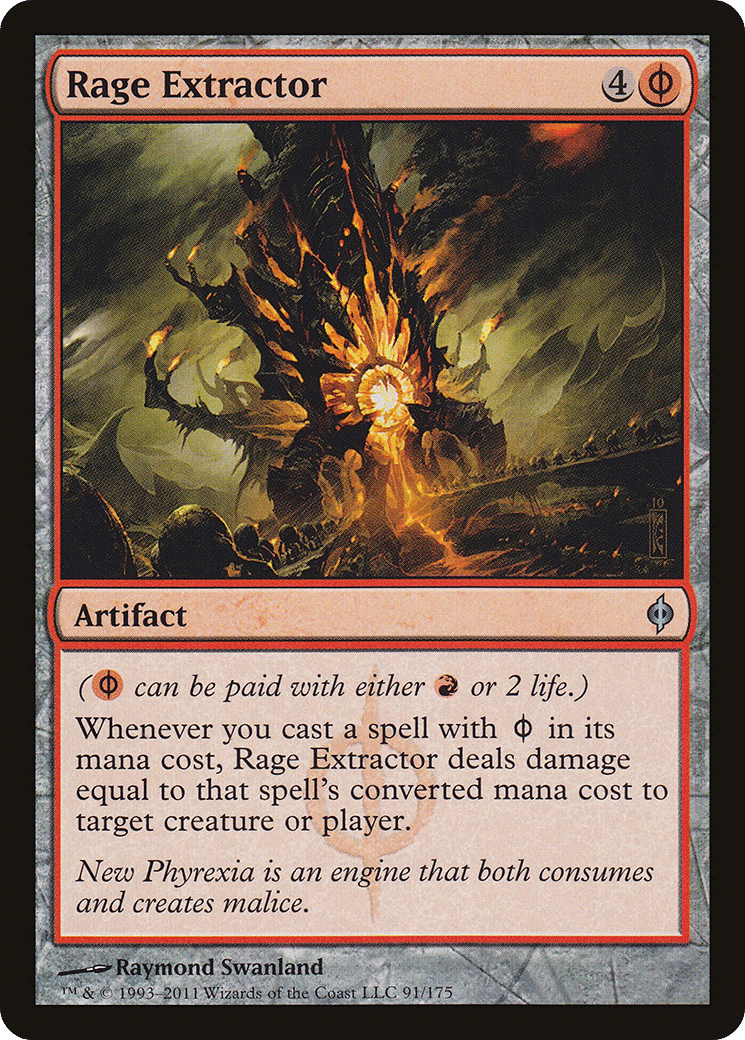 Rage Extractor — New Phyrexia — Magic: The Gathering