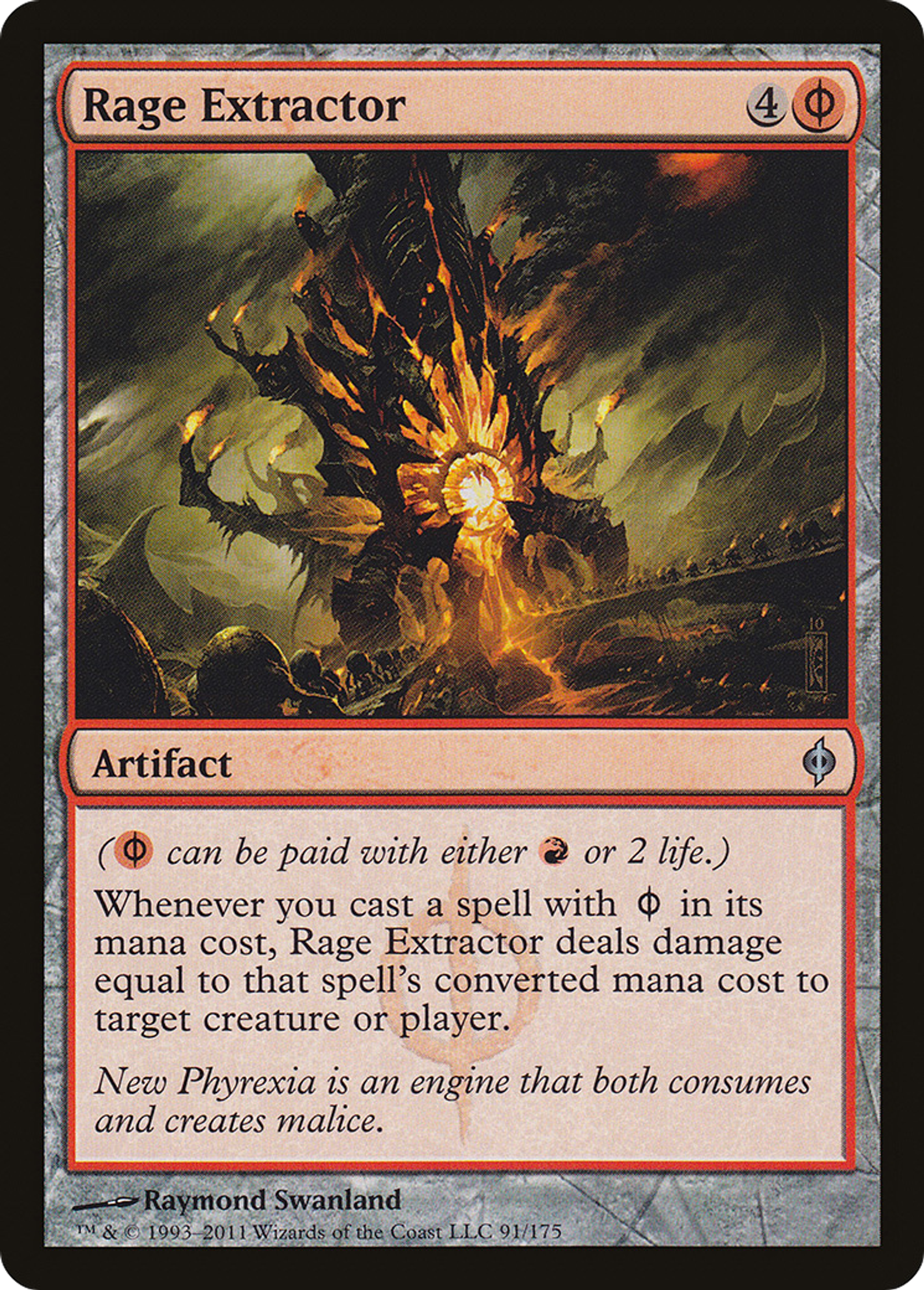 Rage Extractor — New Phyrexia — Magic: The Gathering