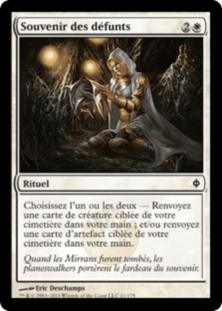 Souvenir des défunts — New Phyrexia — Magic: The Gathering