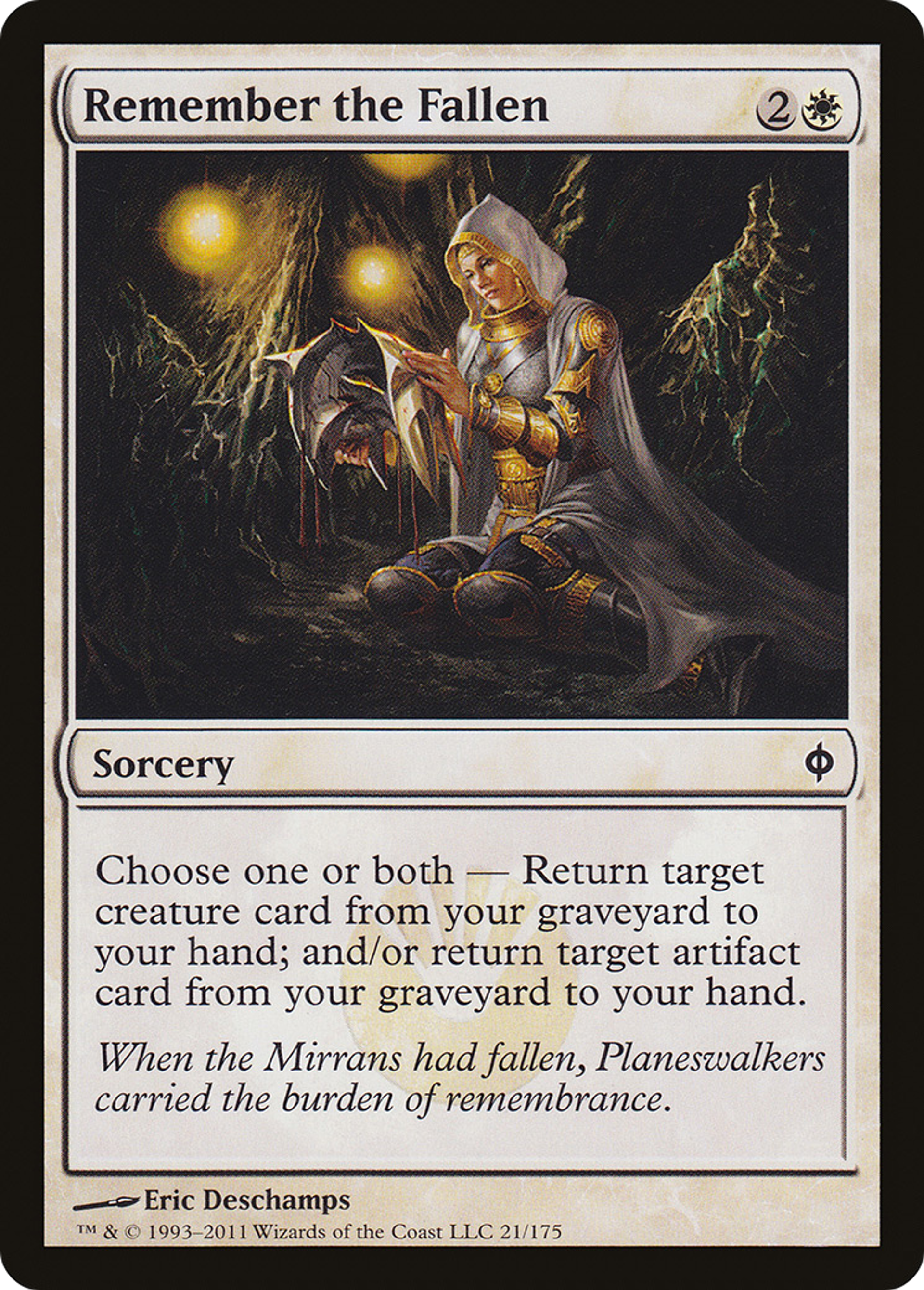 Souvenir des défunts — New Phyrexia — Magic: The Gathering
