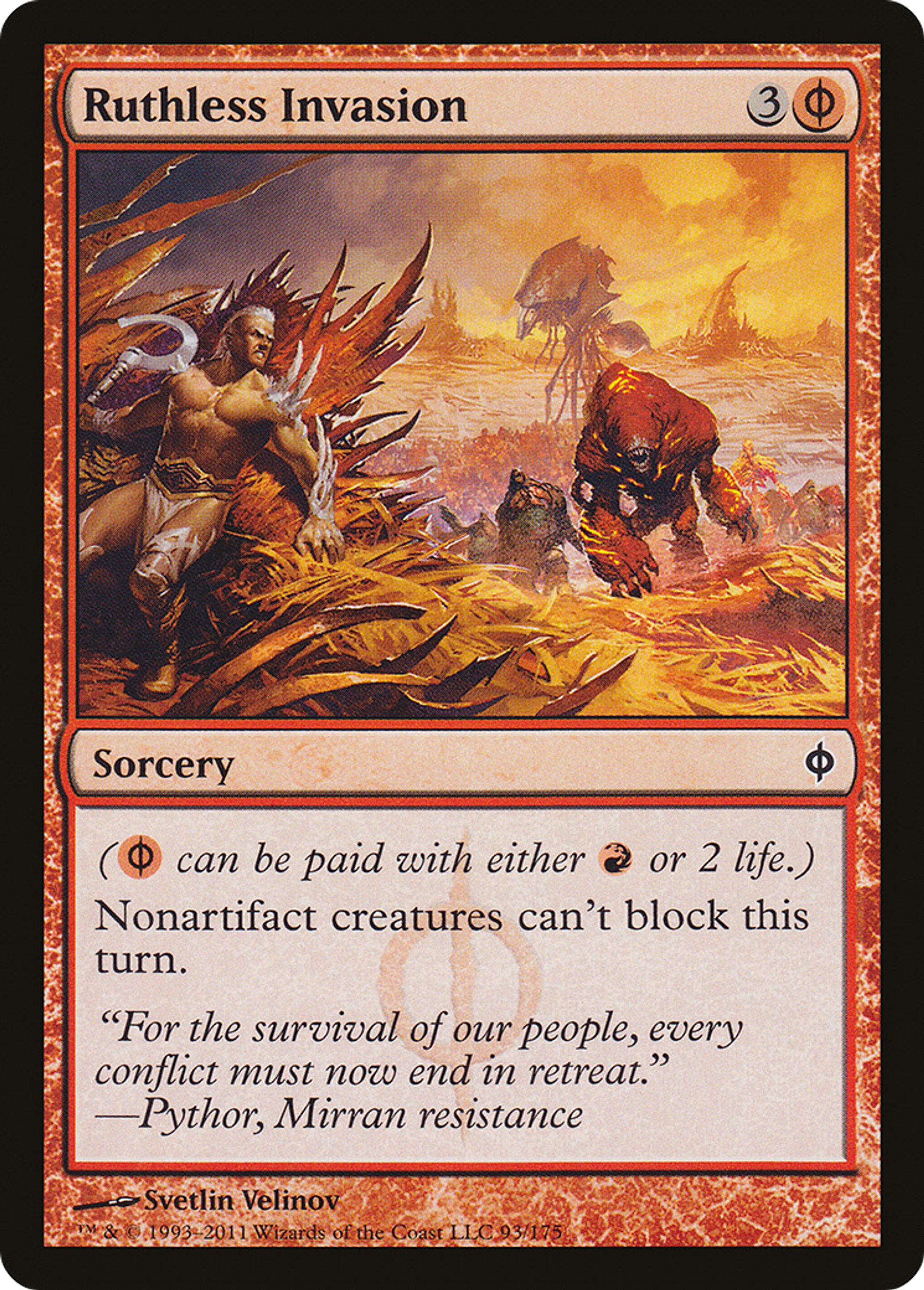 Ruthless Invasion — New Phyrexia — Magic: The Gathering
