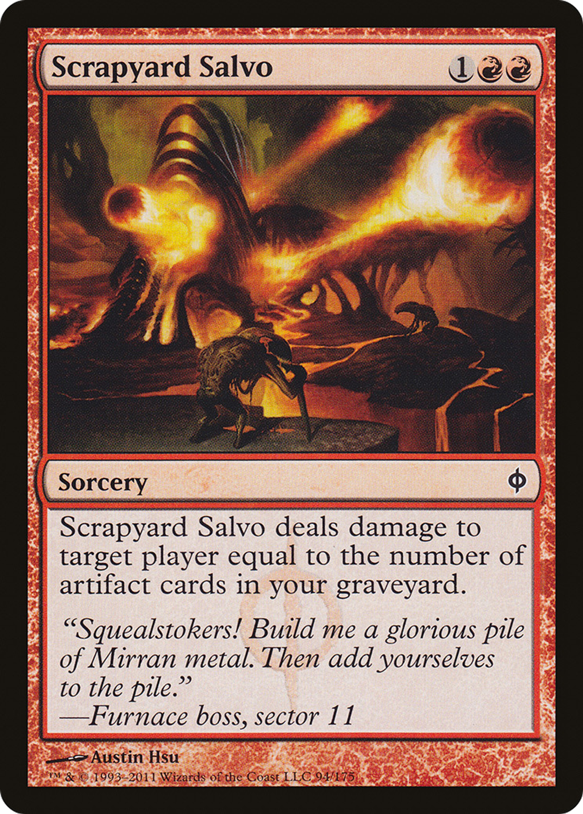 Scrapyard Salvo — New Phyrexia — Magic: The Gathering