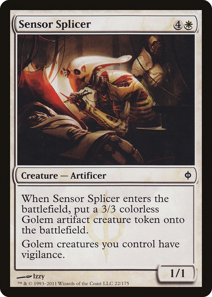 Sensor Splicer — New Phyrexia — Magic: The Gathering