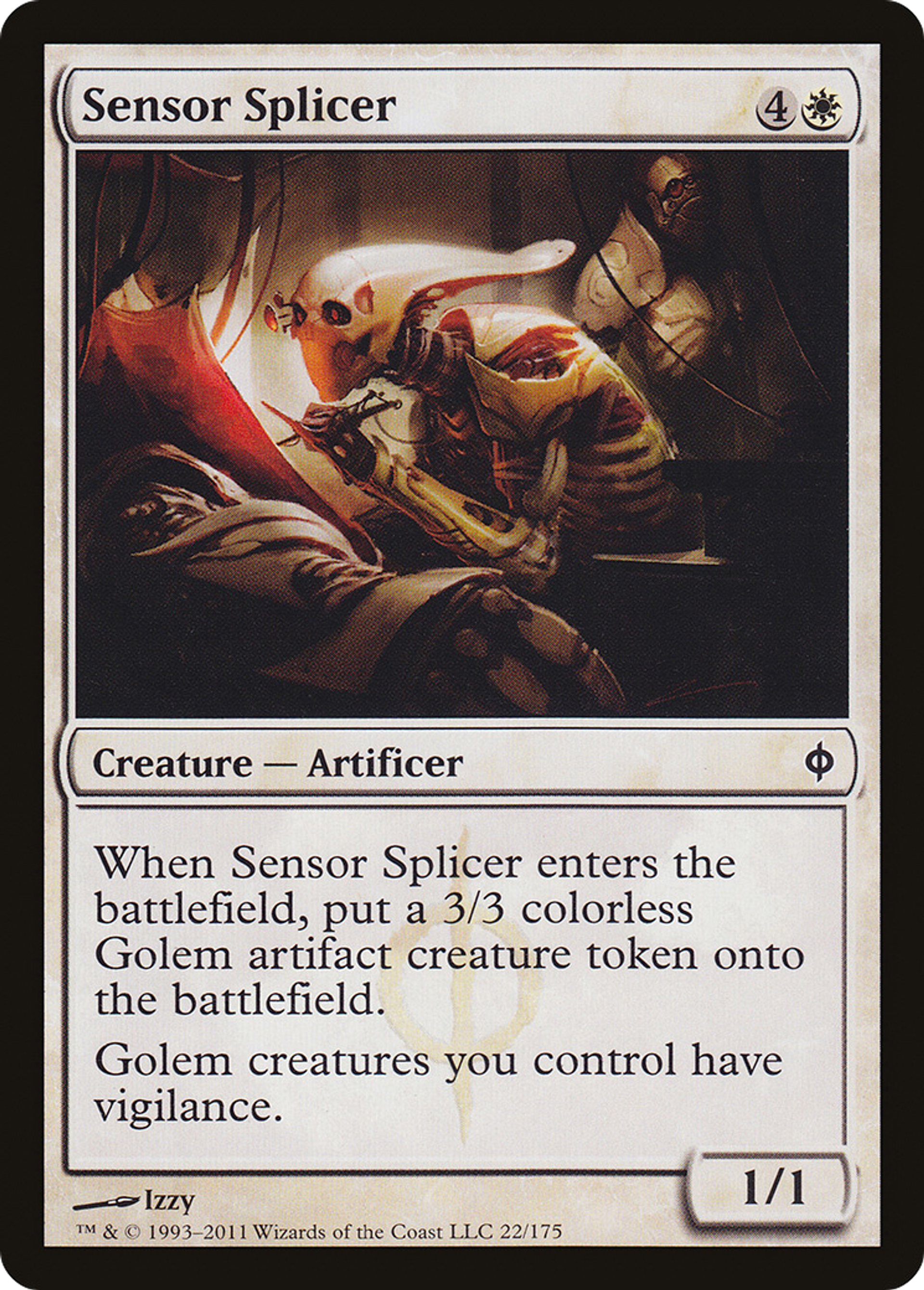 Épisseur de capteurs — New Phyrexia — Magic: The Gathering