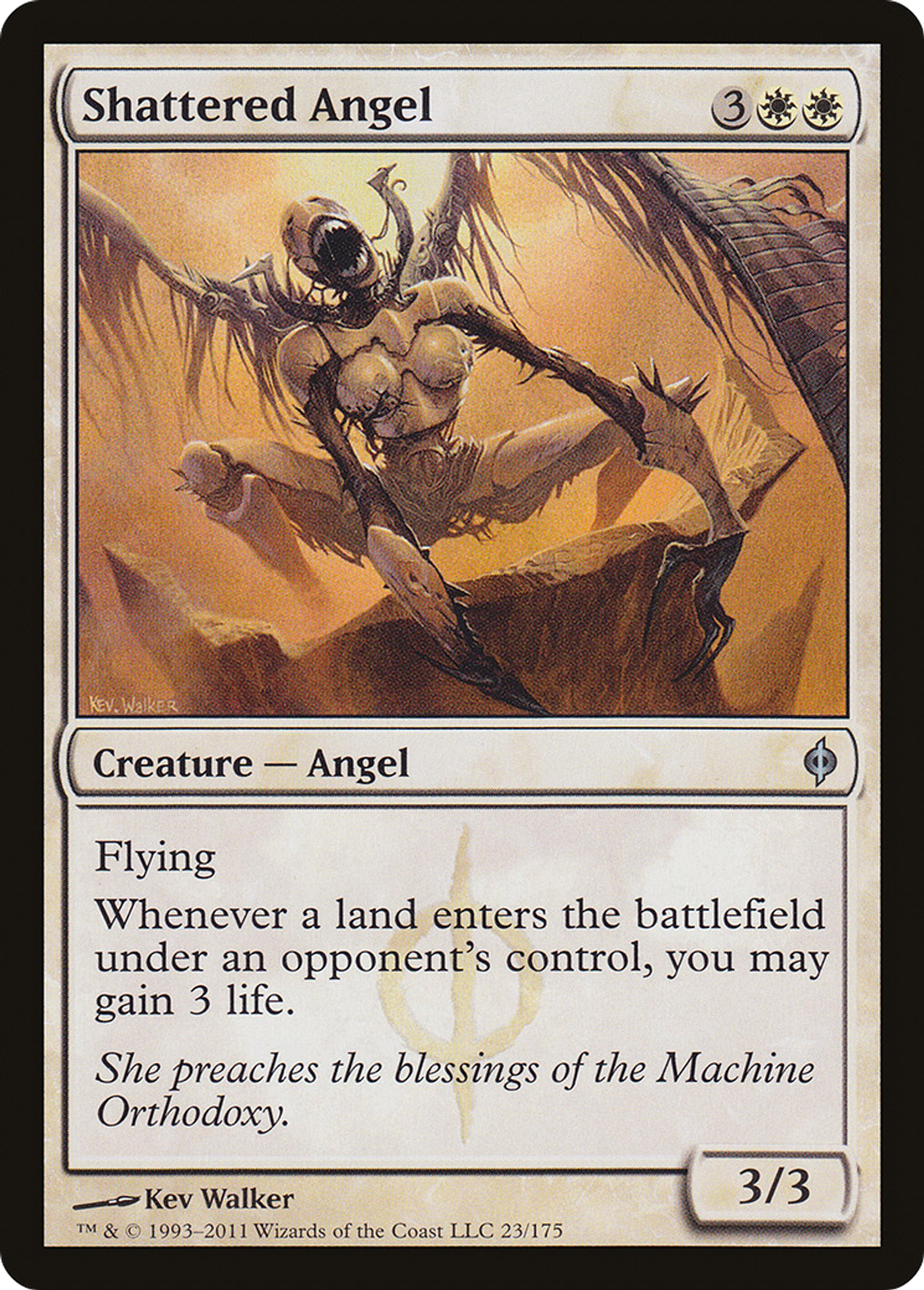 Ange fracassé — New Phyrexia — Magic: The Gathering
