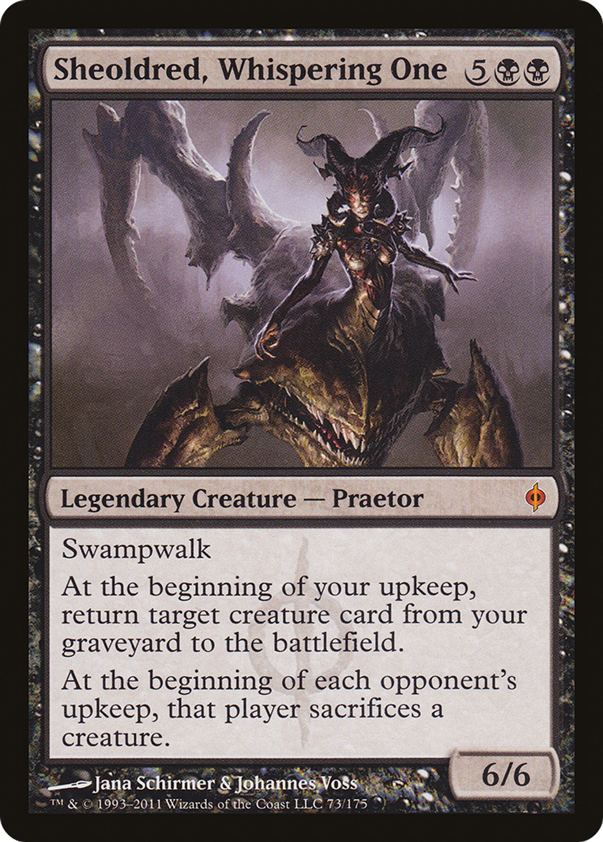 Sheoldred la Susurrante — New Phyrexia — Magic: The Gathering