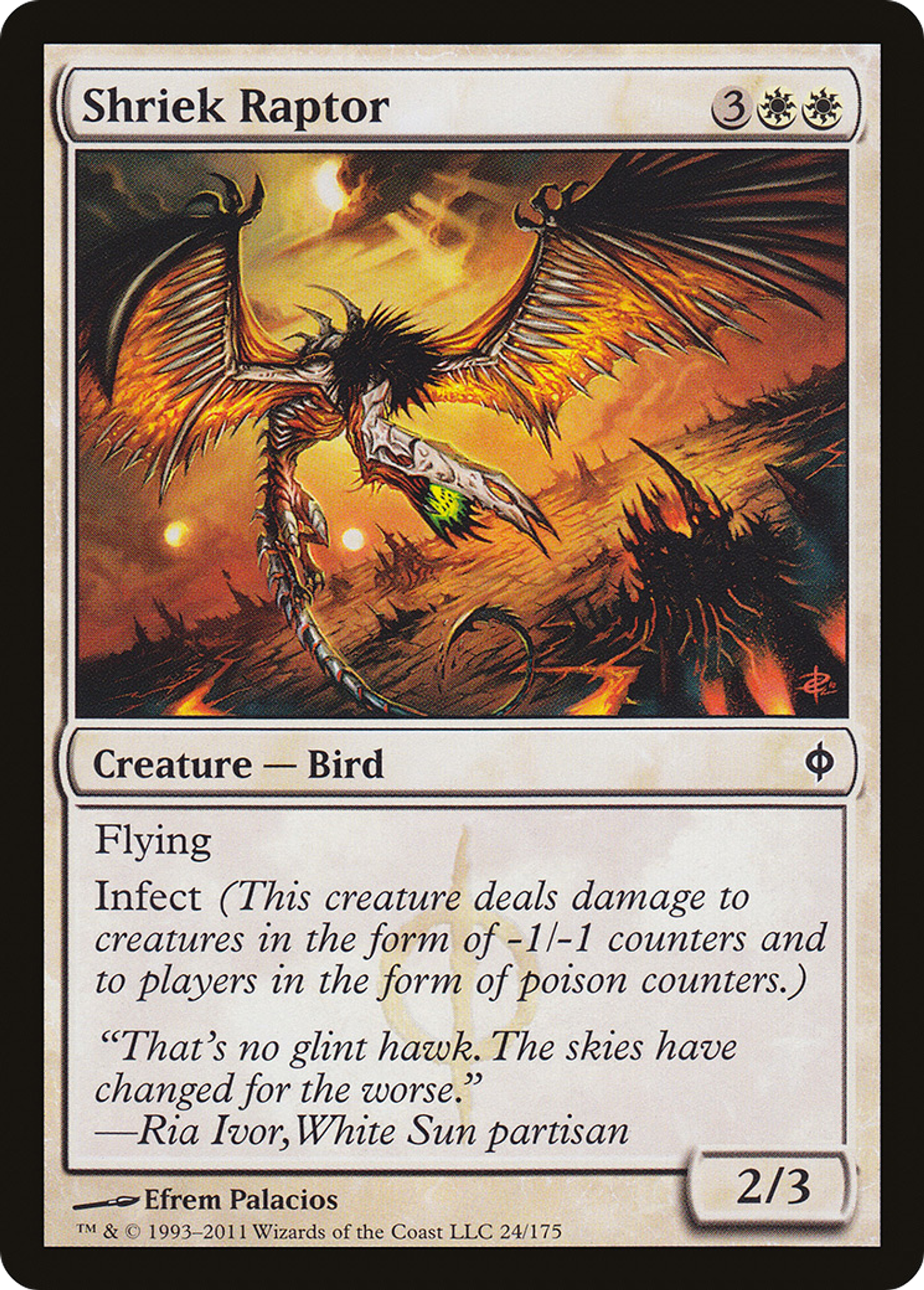 Rapace glapissant — New Phyrexia — Magic: The Gathering