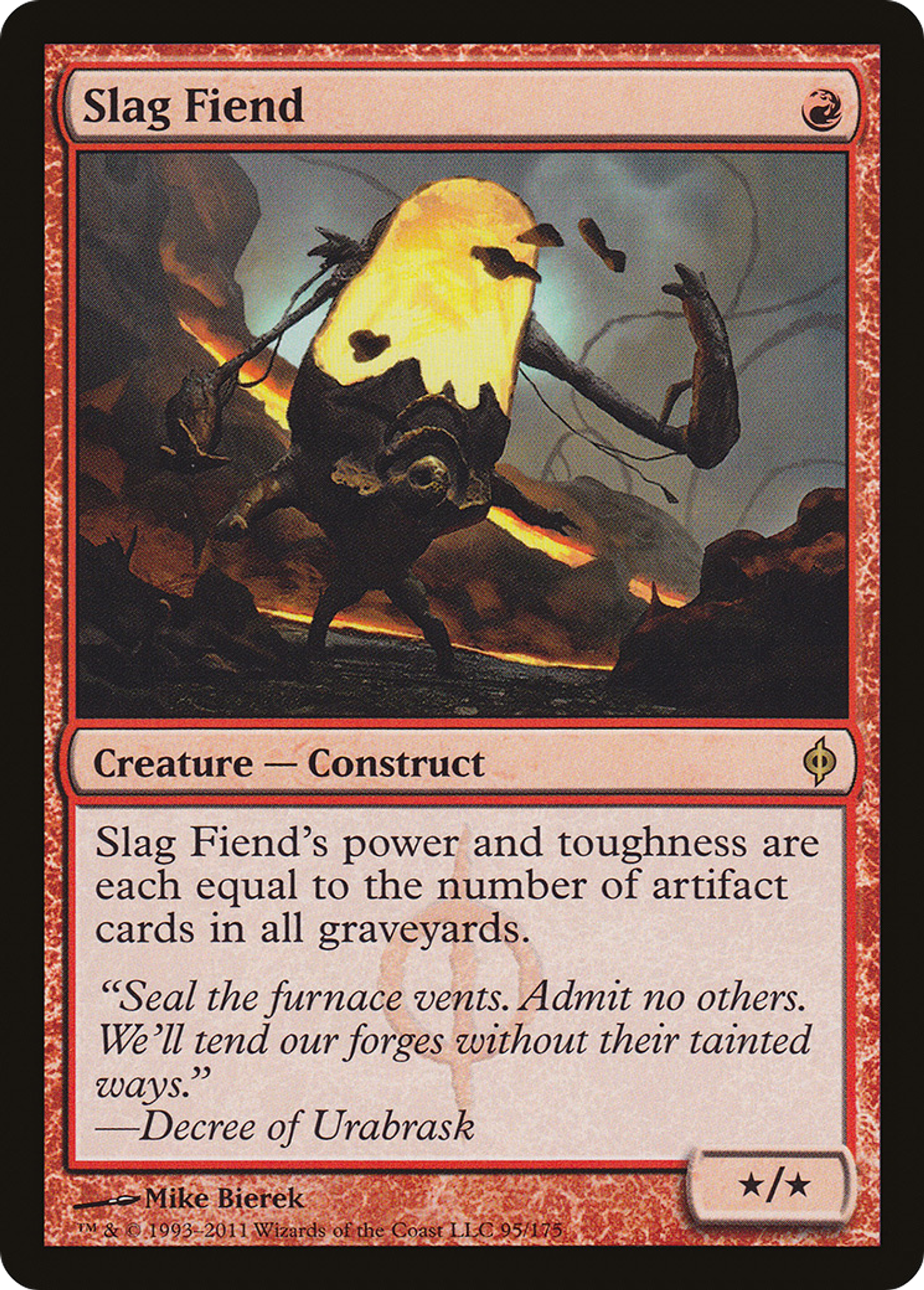 Slag Fiend — New Phyrexia — Magic: The Gathering