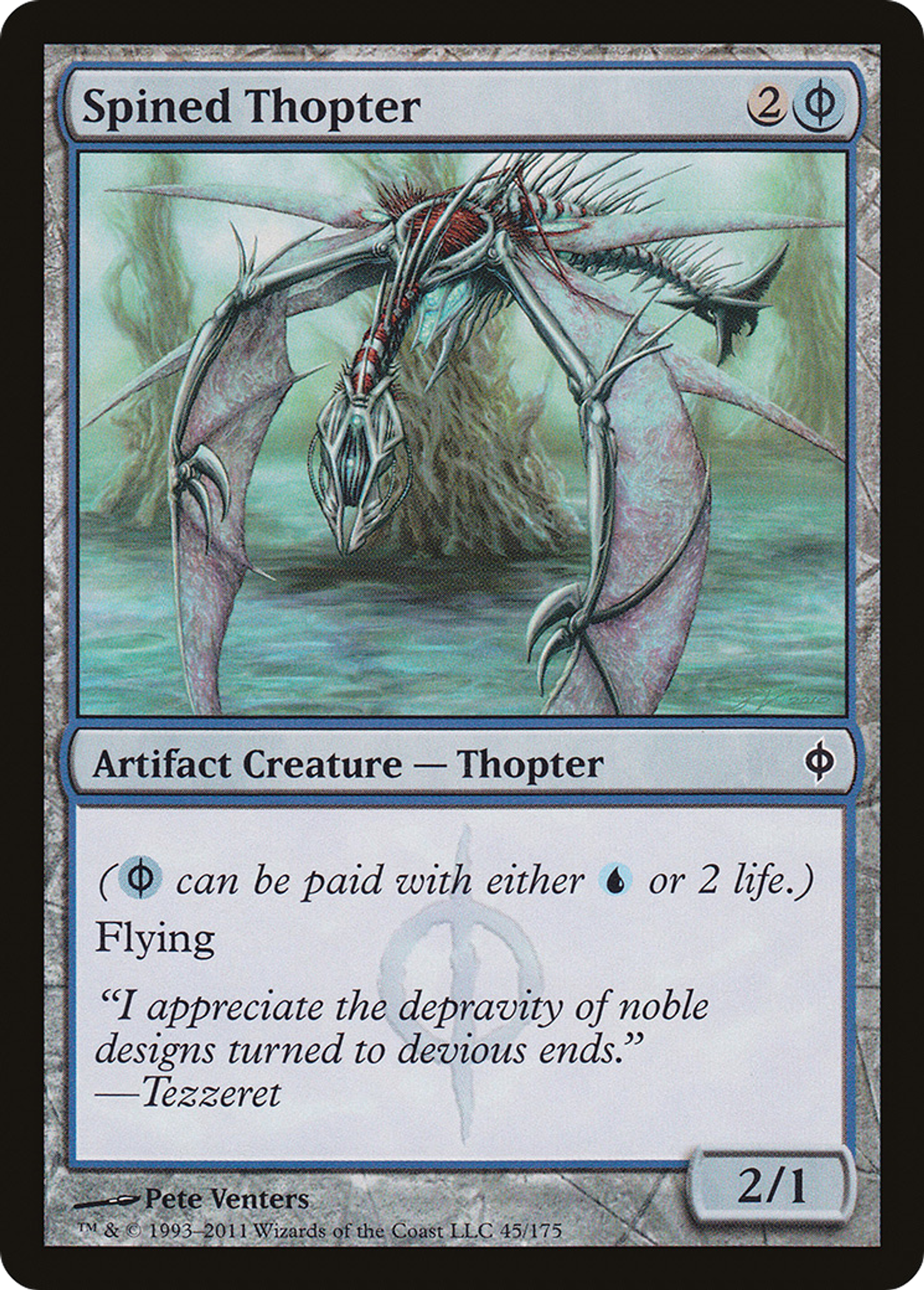 Mécanoptère à ergots — New Phyrexia — Magic: The Gathering