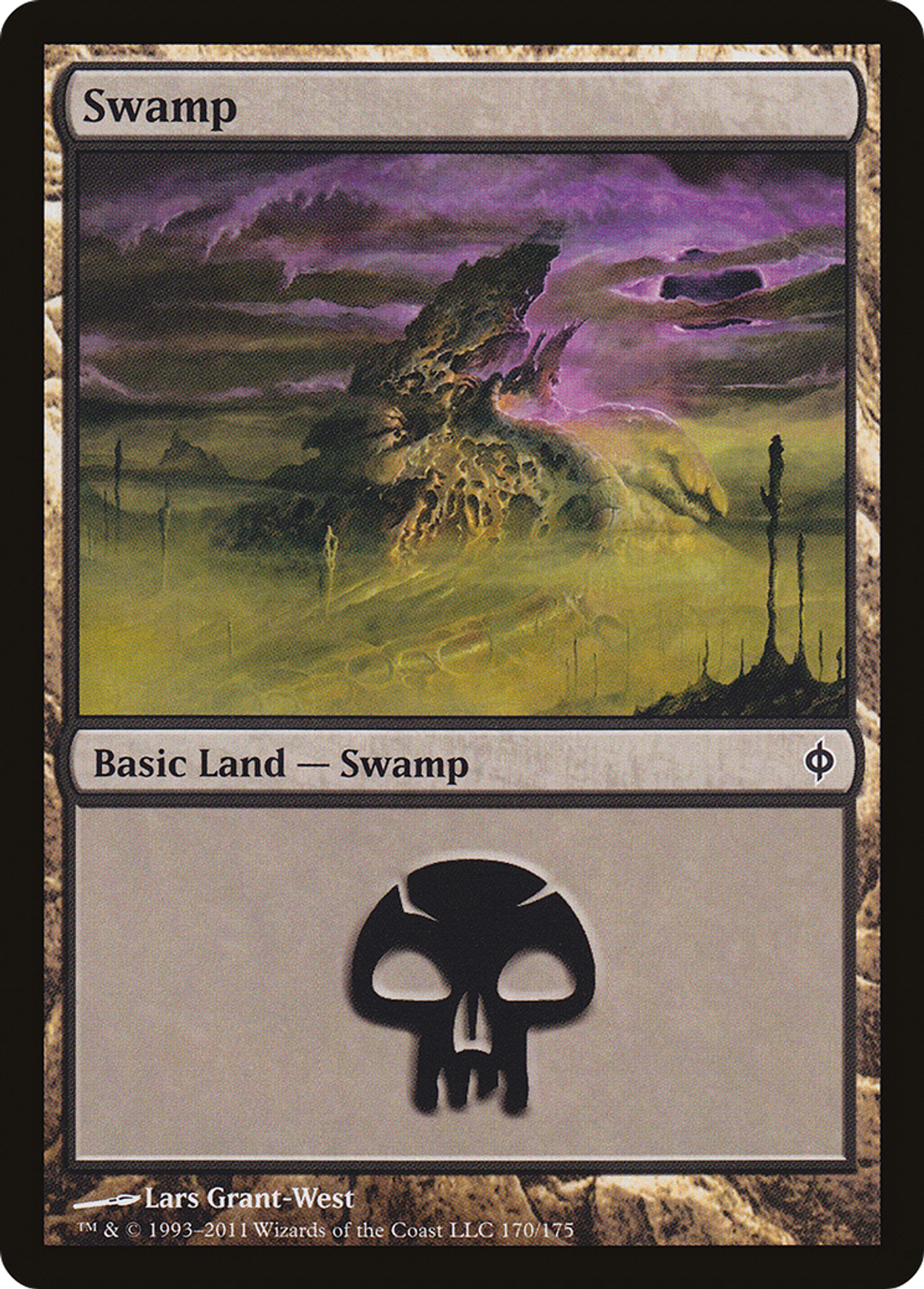 Swamp — New Phyrexia — Magic: The Gathering